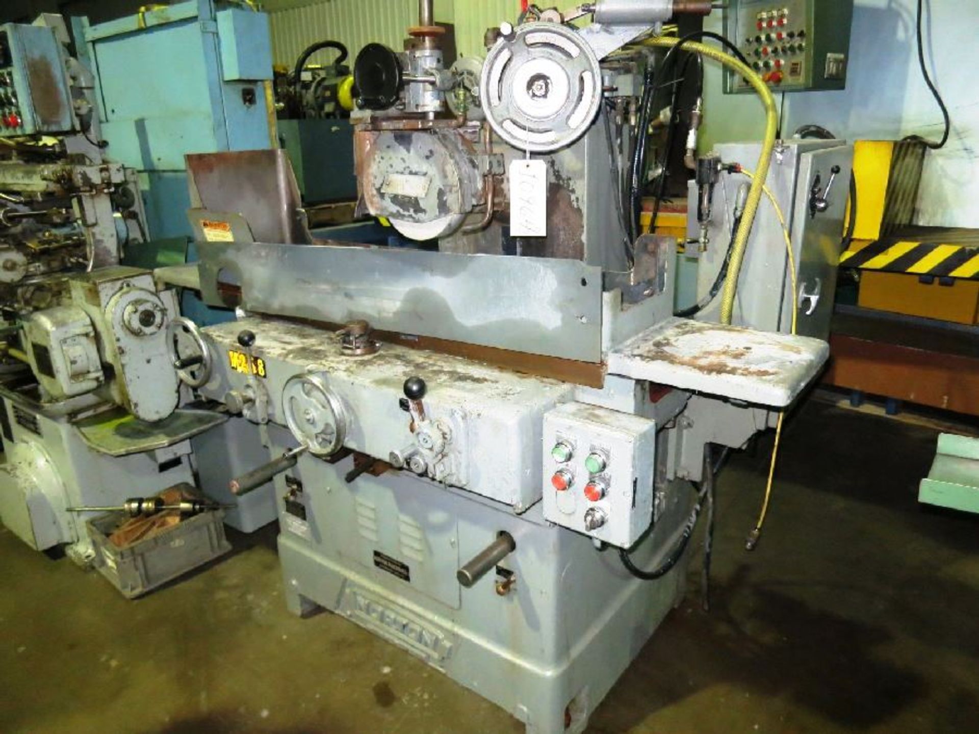 8"x24" Norton S-3 Hydraulic Surface Grinder, S/N 5950 General Specifications, Capacity:, Length 24",