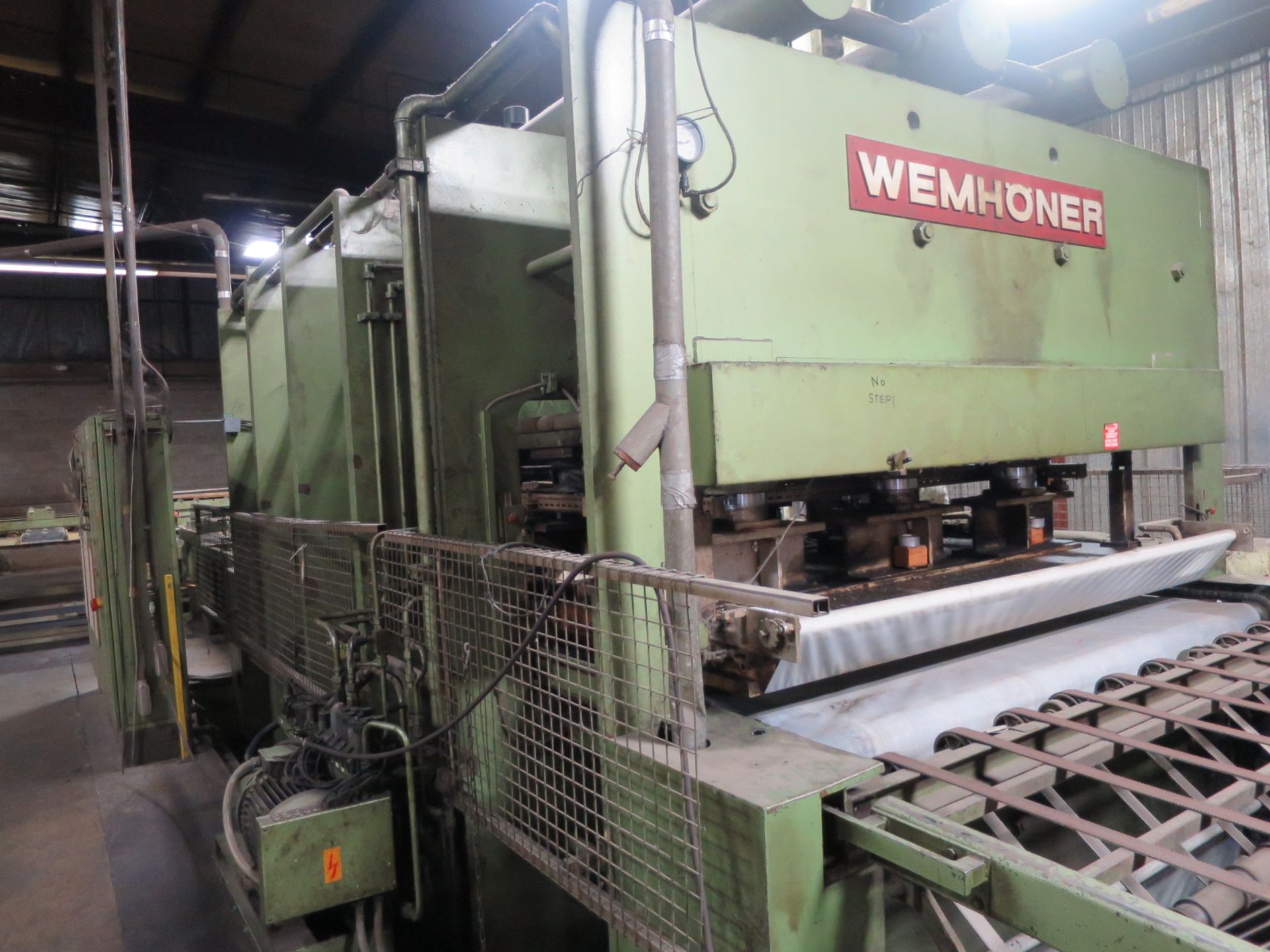 Complete Short Cycle Wemhoner Laminating Press Line Including Lots 293-295 & 298-300 - Image 5 of 6