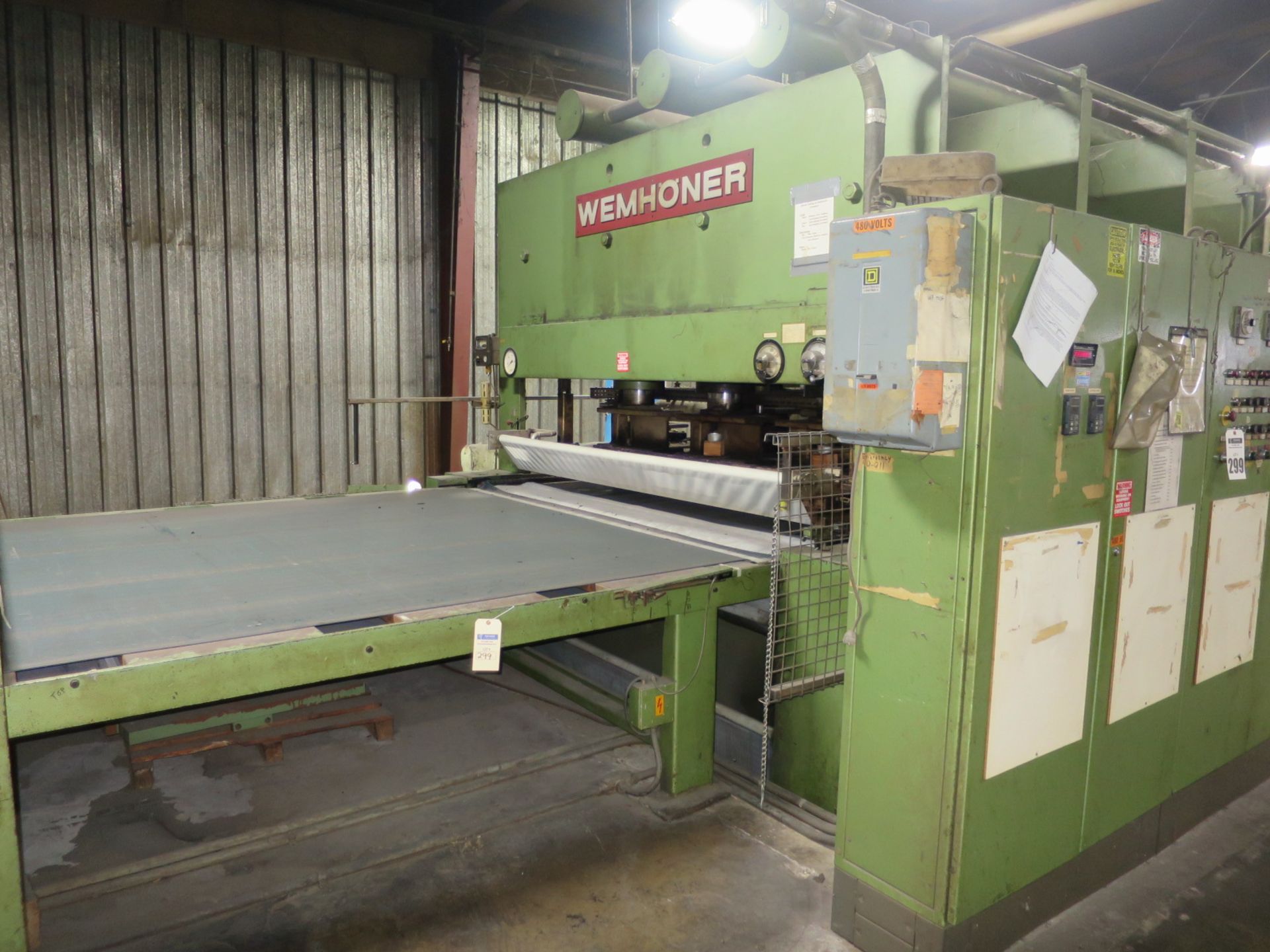 Complete Short Cycle Wemhoner Laminating Press Line Including Lots 293-295 & 298-300