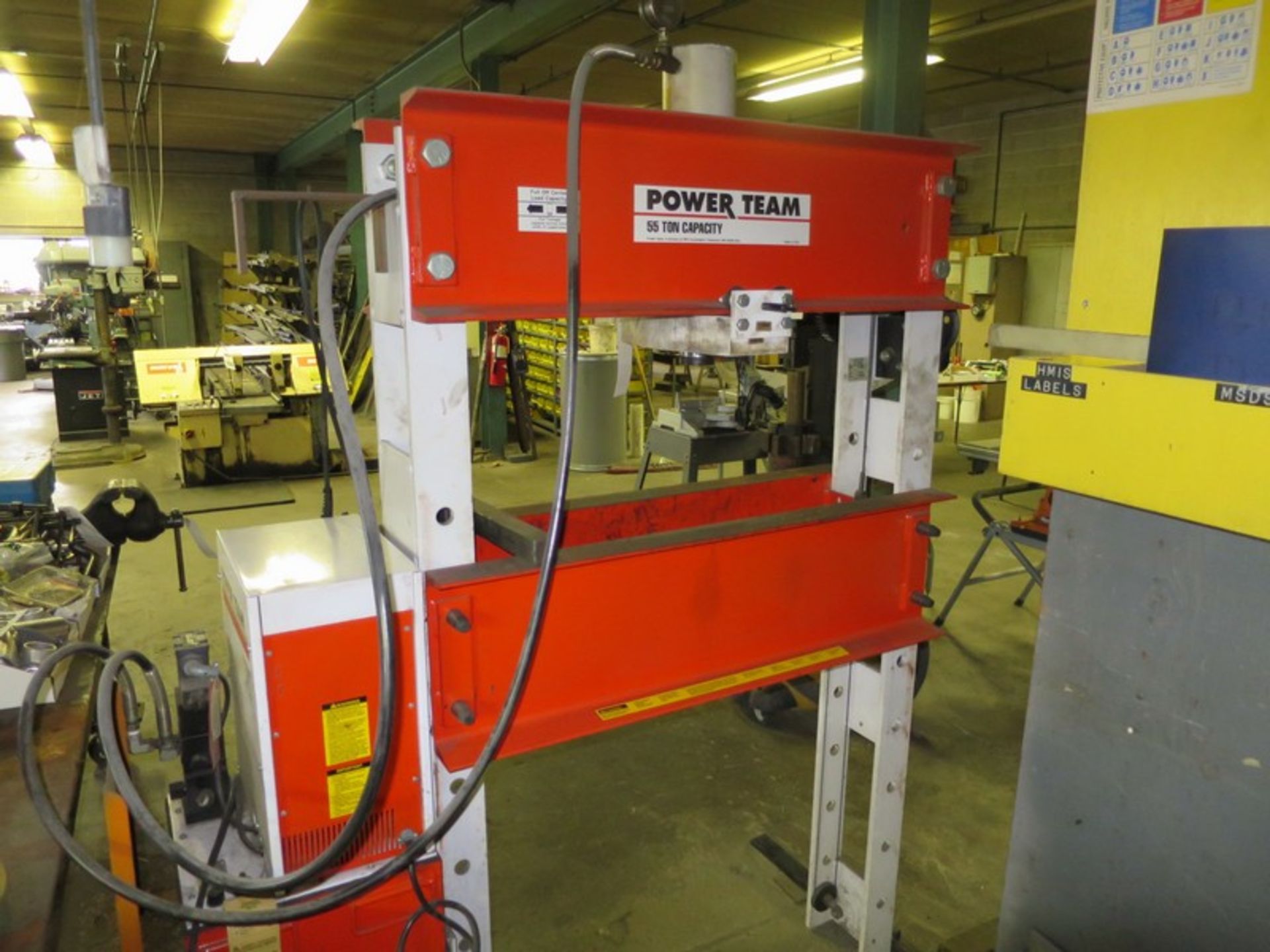 55 Ton Power Team Hydraulic Press Model PQ60 - Image 2 of 3