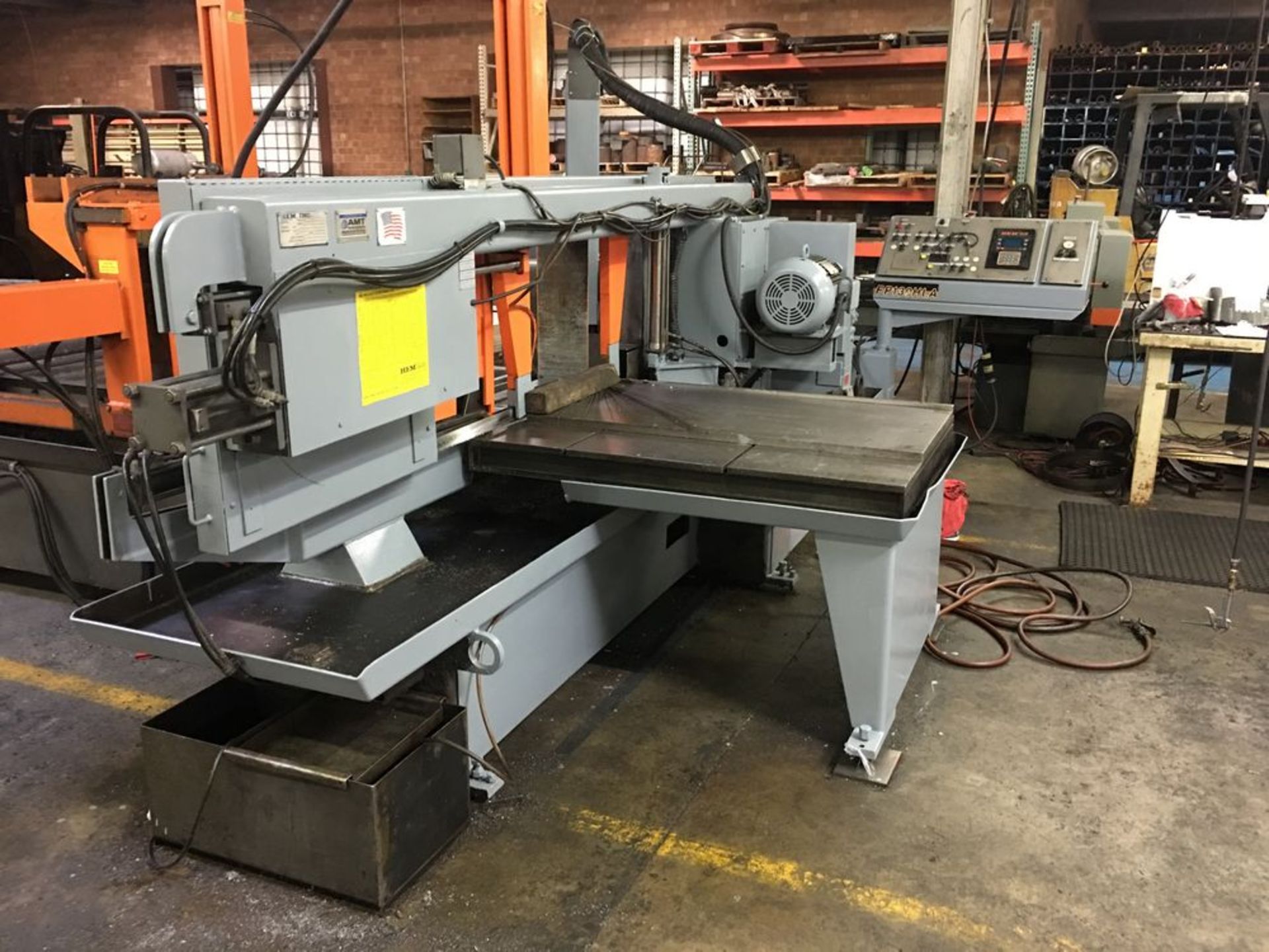 HE&M Fully Automatic Horizontal Band Saw Model FP-130HLA, S/N 821702, NEW 2002 - Image 2 of 8