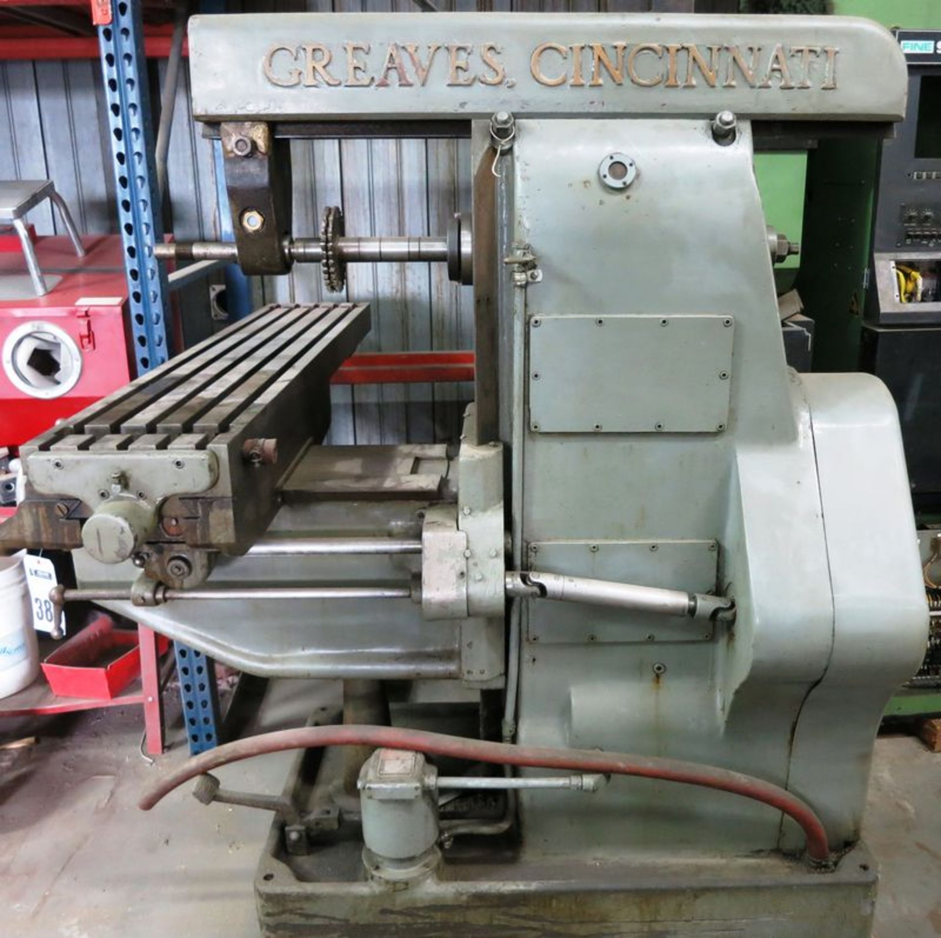 Greaves Cincinnati Horizontal Milling Machine, S/N 128381 - Image 3 of 4