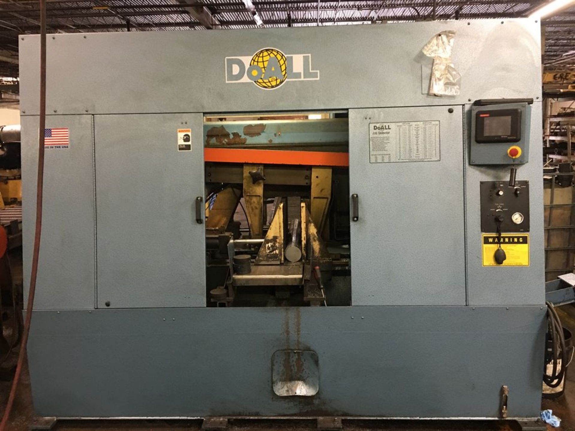 DoAll Automatic Band Saw with Auto Bundle Loader Model C3350NC, S/N 566-08135R1, NEW 2013