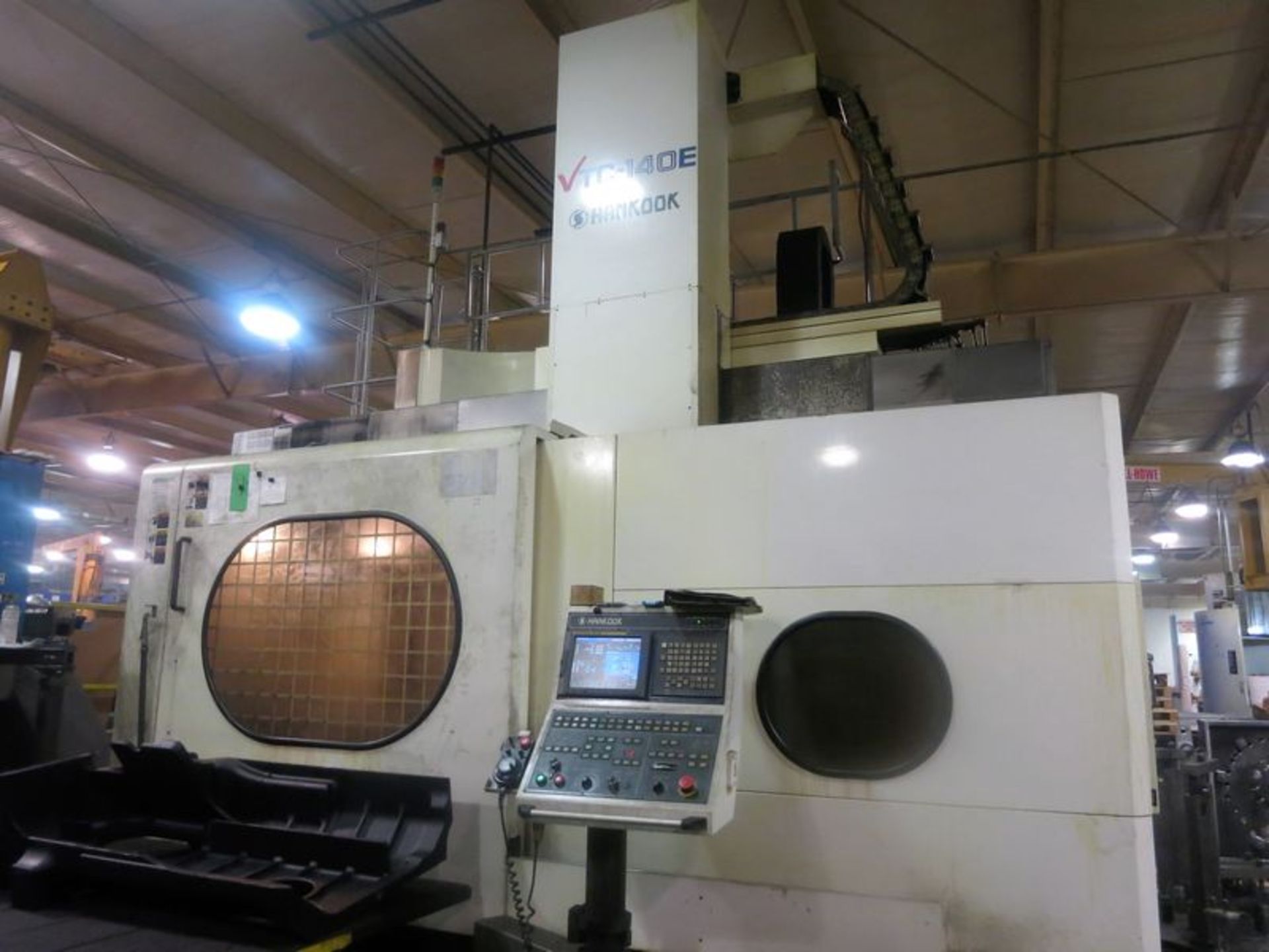 55"x63" Hankook VTC-140E CNC Heavy Duty Vertical Boring Mill with C-Axis & Live Tooling - Bild 10 aus 11