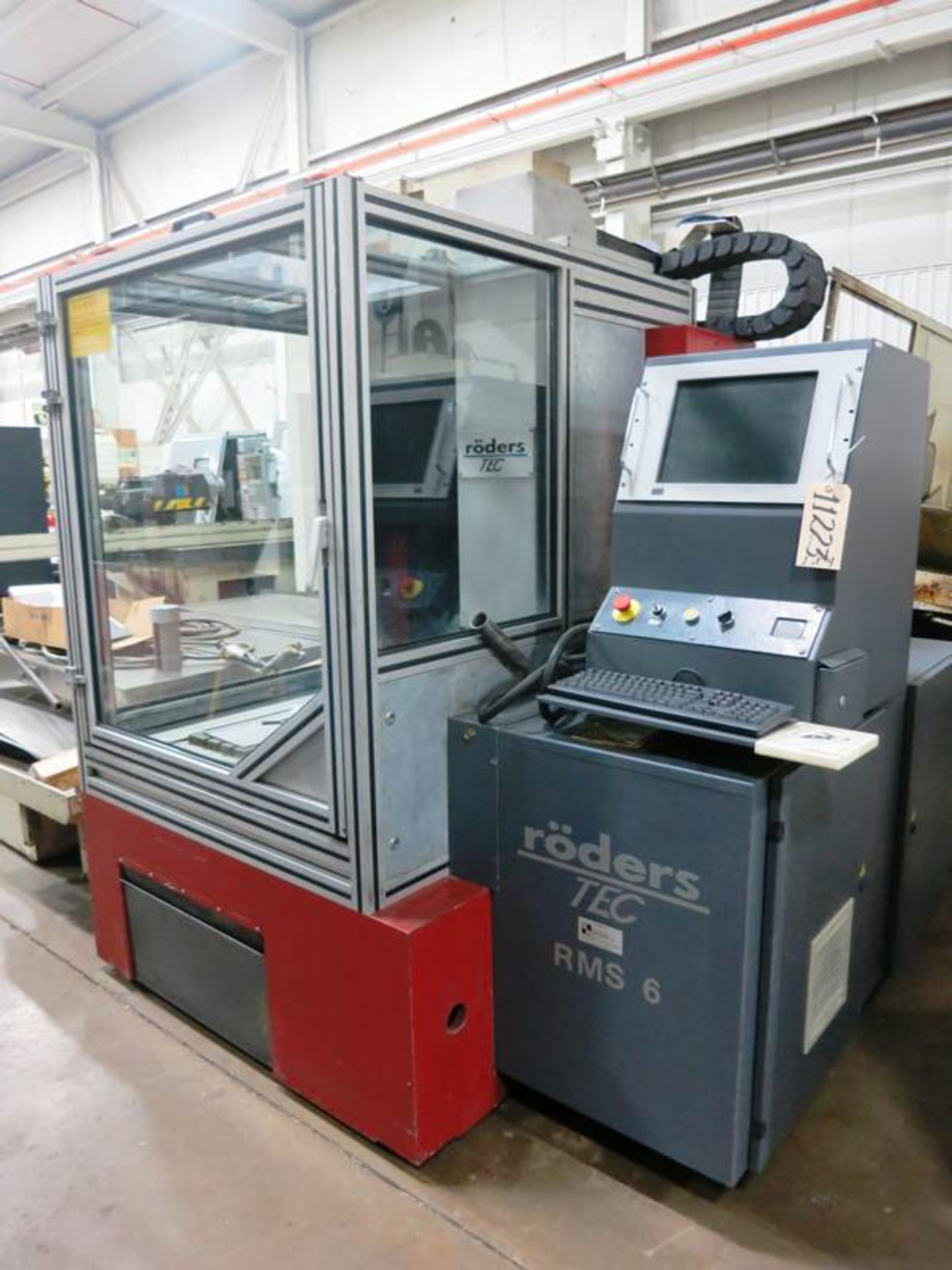 Roders Tec RFM600 CNC 3-Axis High Speed Vertical Machining Center, S/N 87995-43