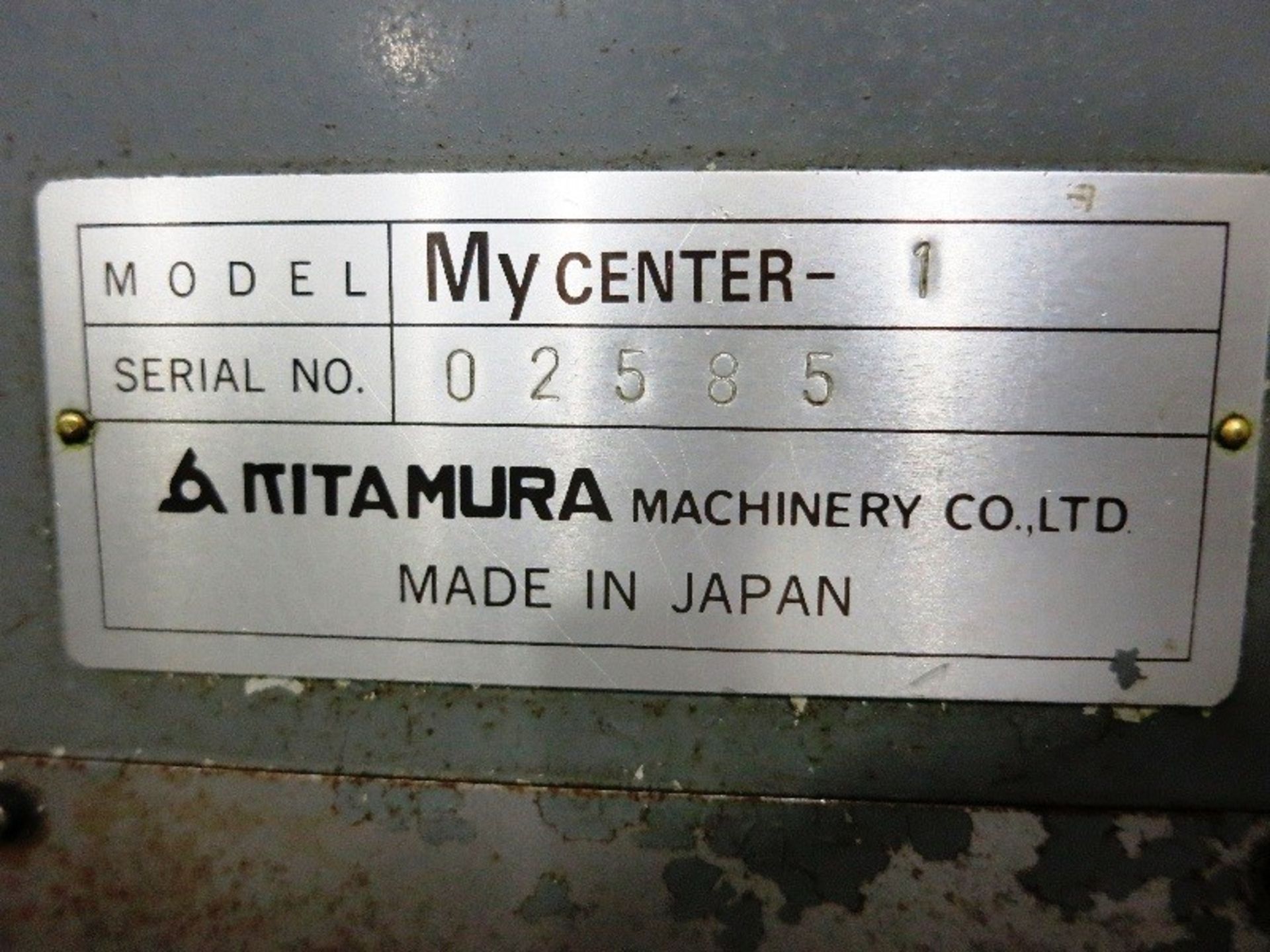 Kitamura Mycenter 1 APC CNC Vertical Machining Center W/High Speed Automatic Pallet Changer, S/N - Image 9 of 10