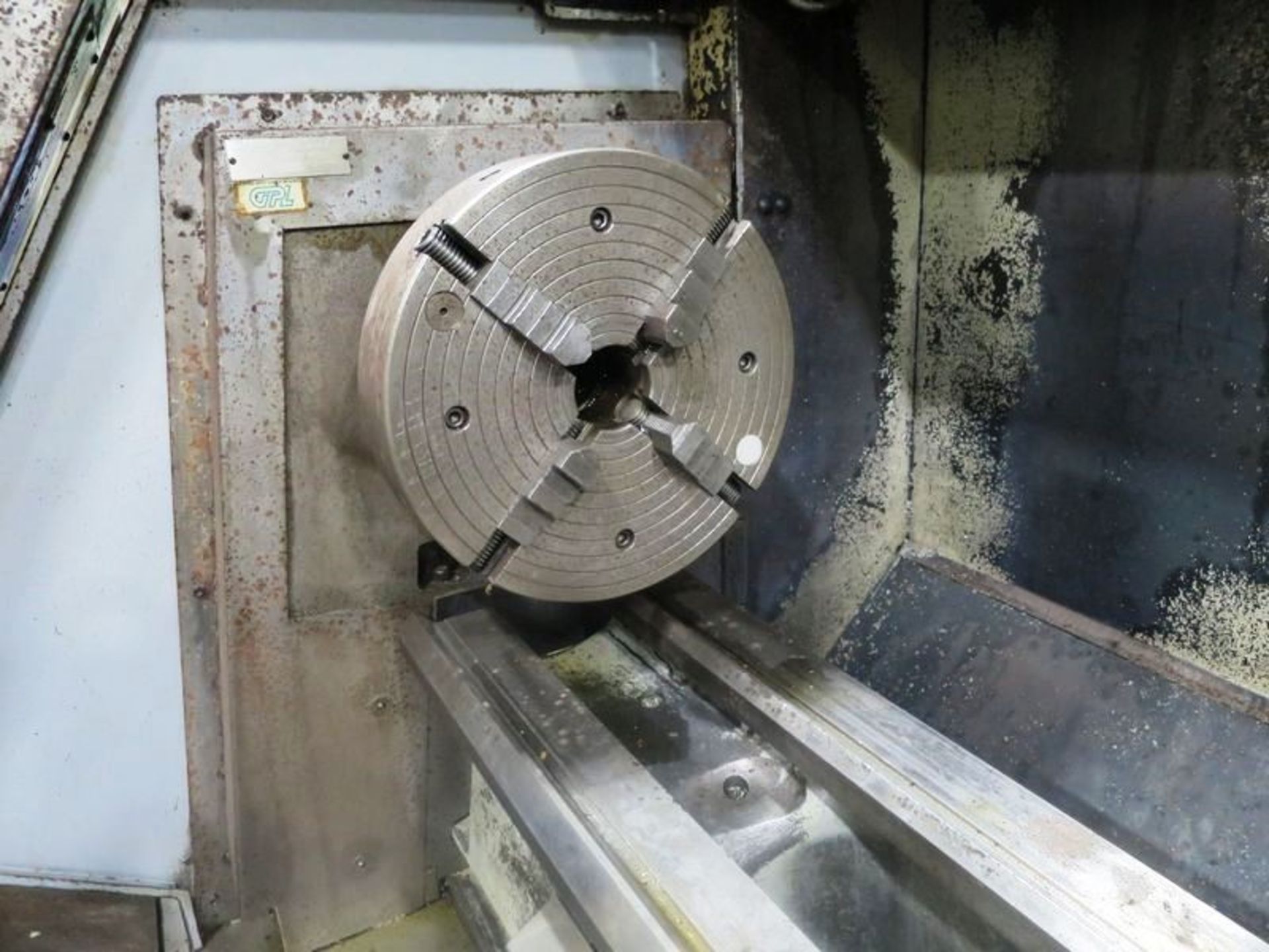 21"x80" Clausing Colchester CNC-4000L 2-Axis Lathe, S/N L4180GEBSA/01266, New 1991 General - Image 4 of 8