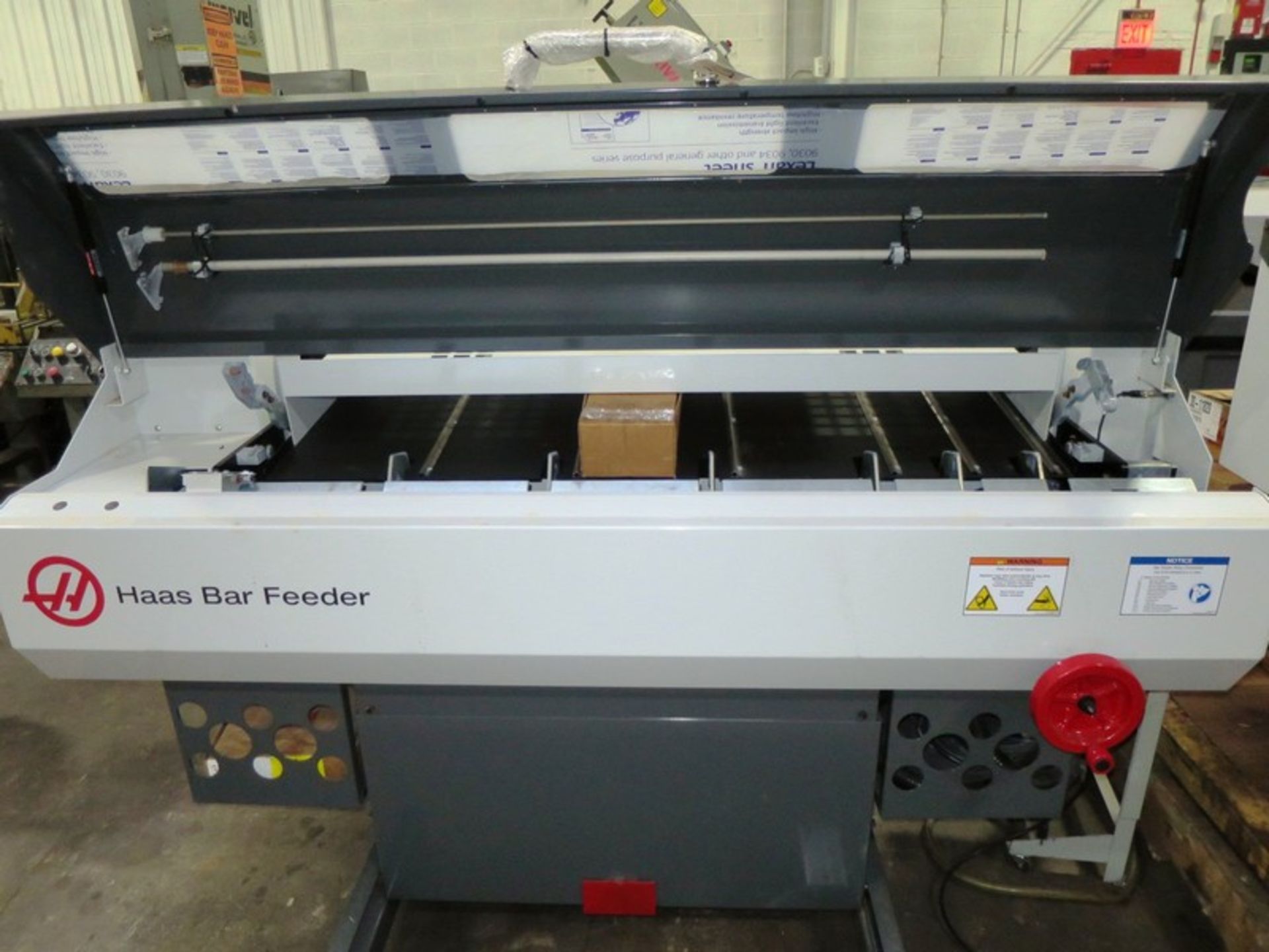 3.125 Haas Servo Magazine Type Bar Feeder, S/N 94925, New 2015 General Specifications, Capacity ( - Image 2 of 5