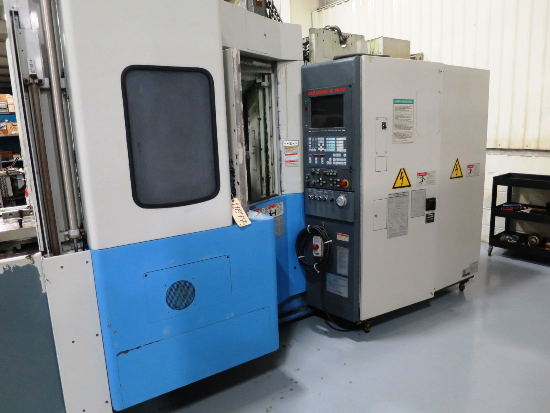 Mazak Mazatech FH-480 CNC 4-Axis Horizontal Machining Center, S/N: 134392, New 1998 - Image 3 of 12