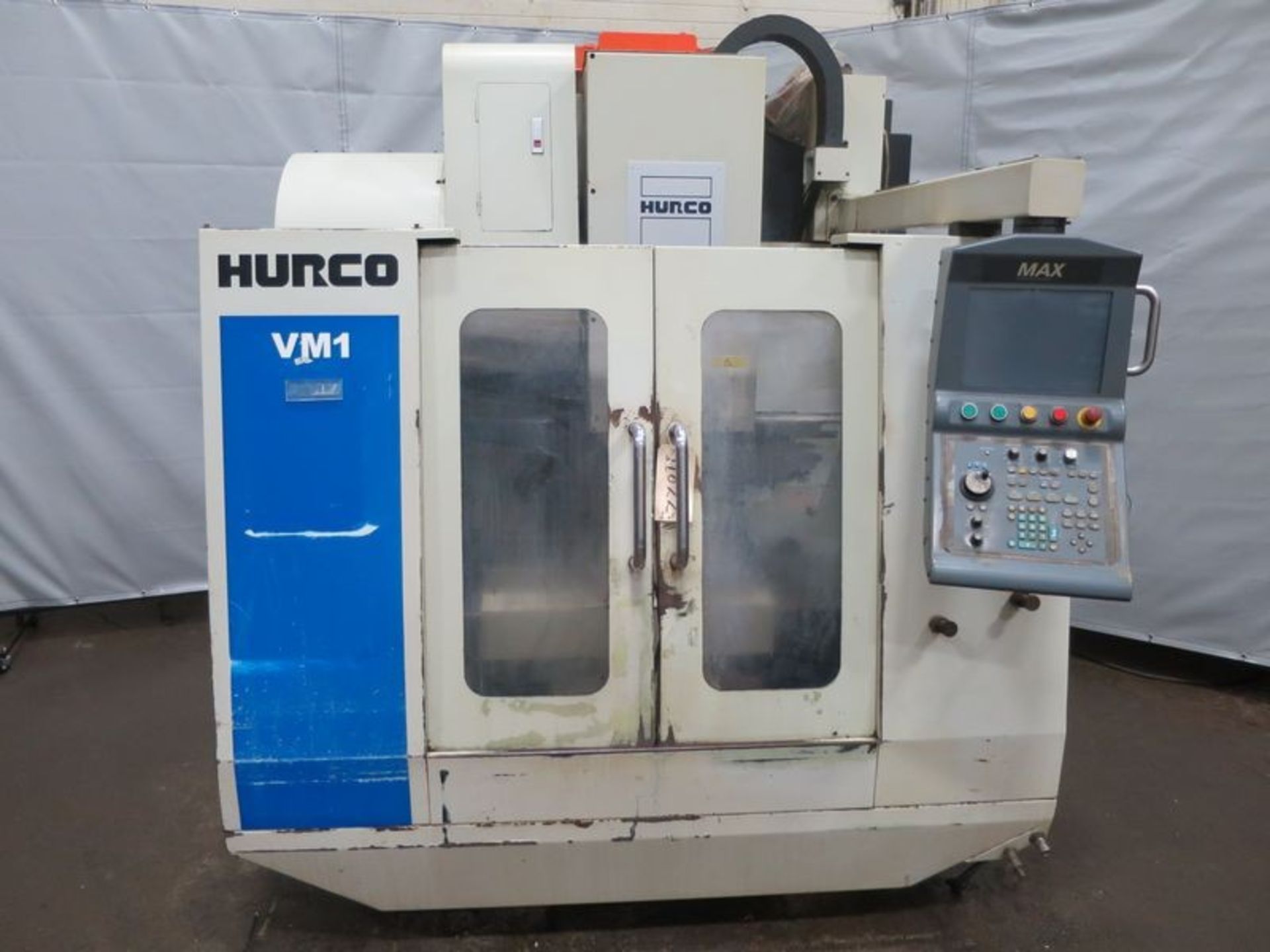 Hurco Model VM1 3-Axis CNC Vertical Machining Center, S/N 06301115BHA General Specifications,