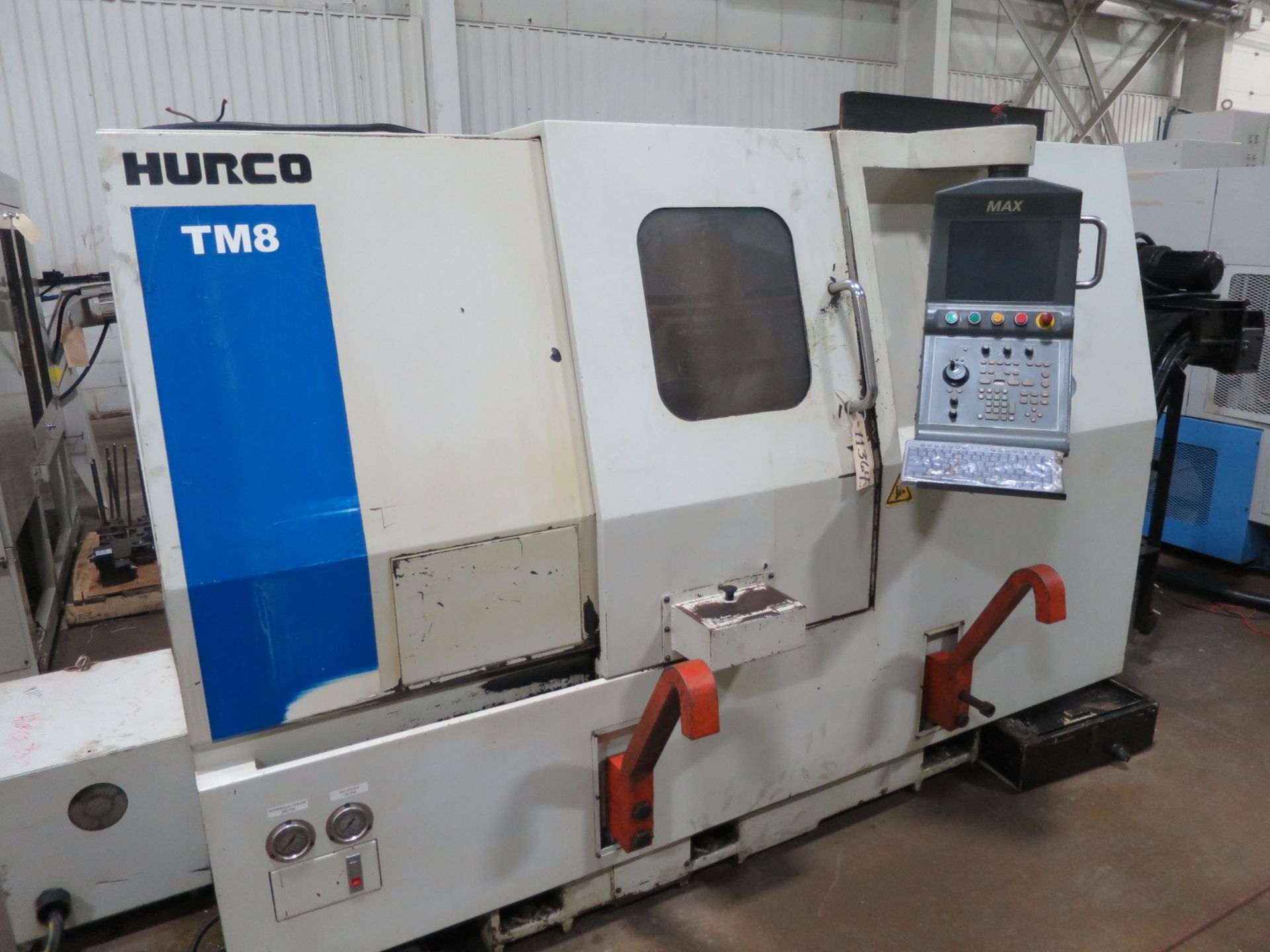 Hurco TM-8 2-Axis CNC Turning Center Lathe, S/N TM8-01304085AAA, New 2005 General Specifications,