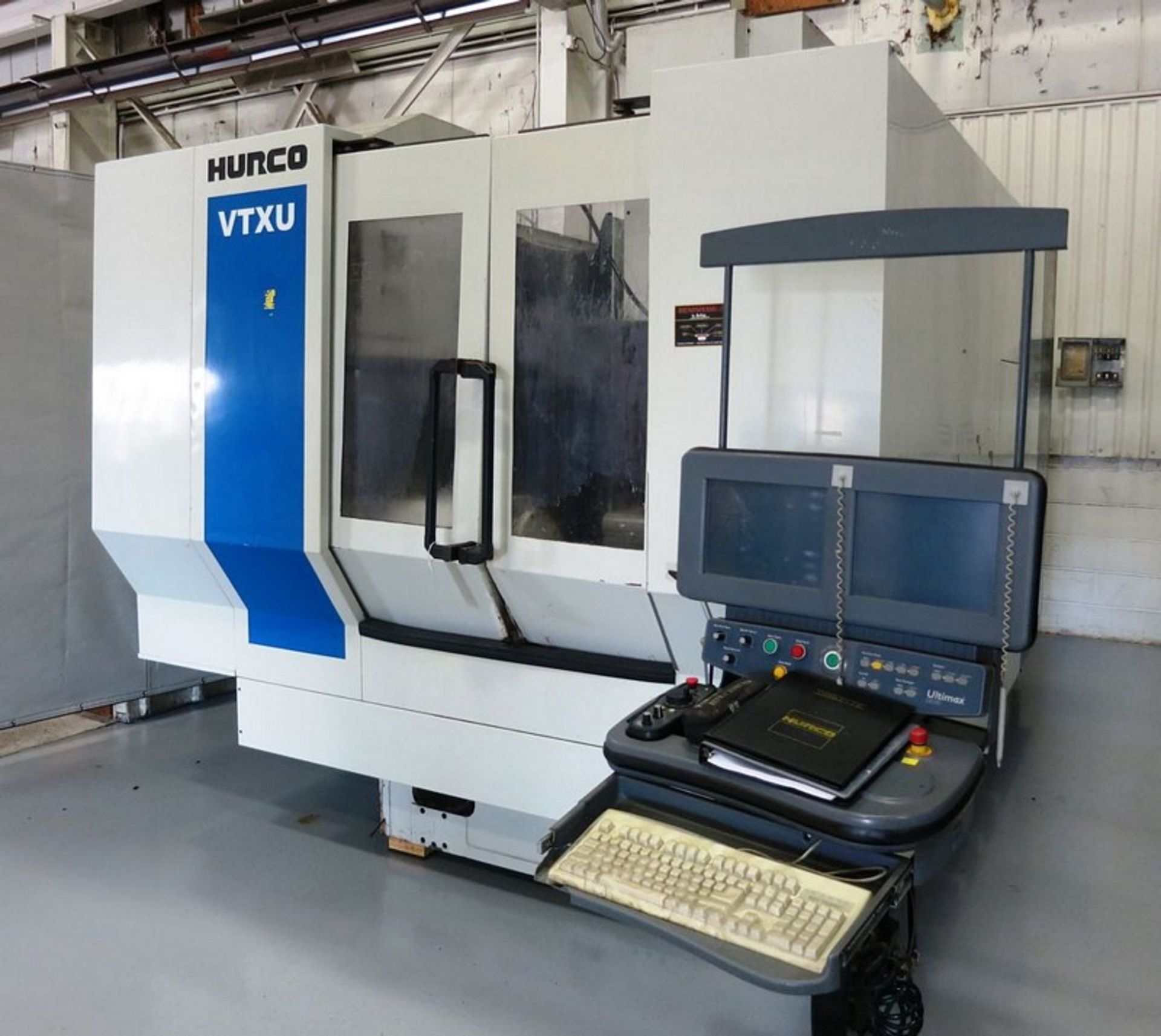 Hurco VTXU 5-Axis CNC Vertical Machining Center, S/N MV-43-01002058BCA, NEW 2008 General