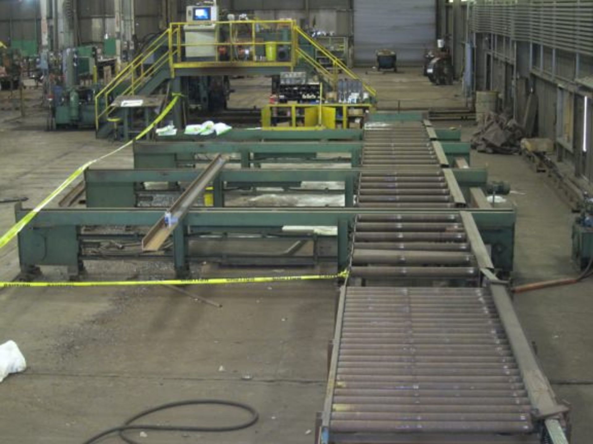 PEDDINGHAUS 3-TORCH ABCM-1250 CNC PROFILE COPING MACHINE, 2007 EXCELLENT, LOW HOURS - Image 8 of 9