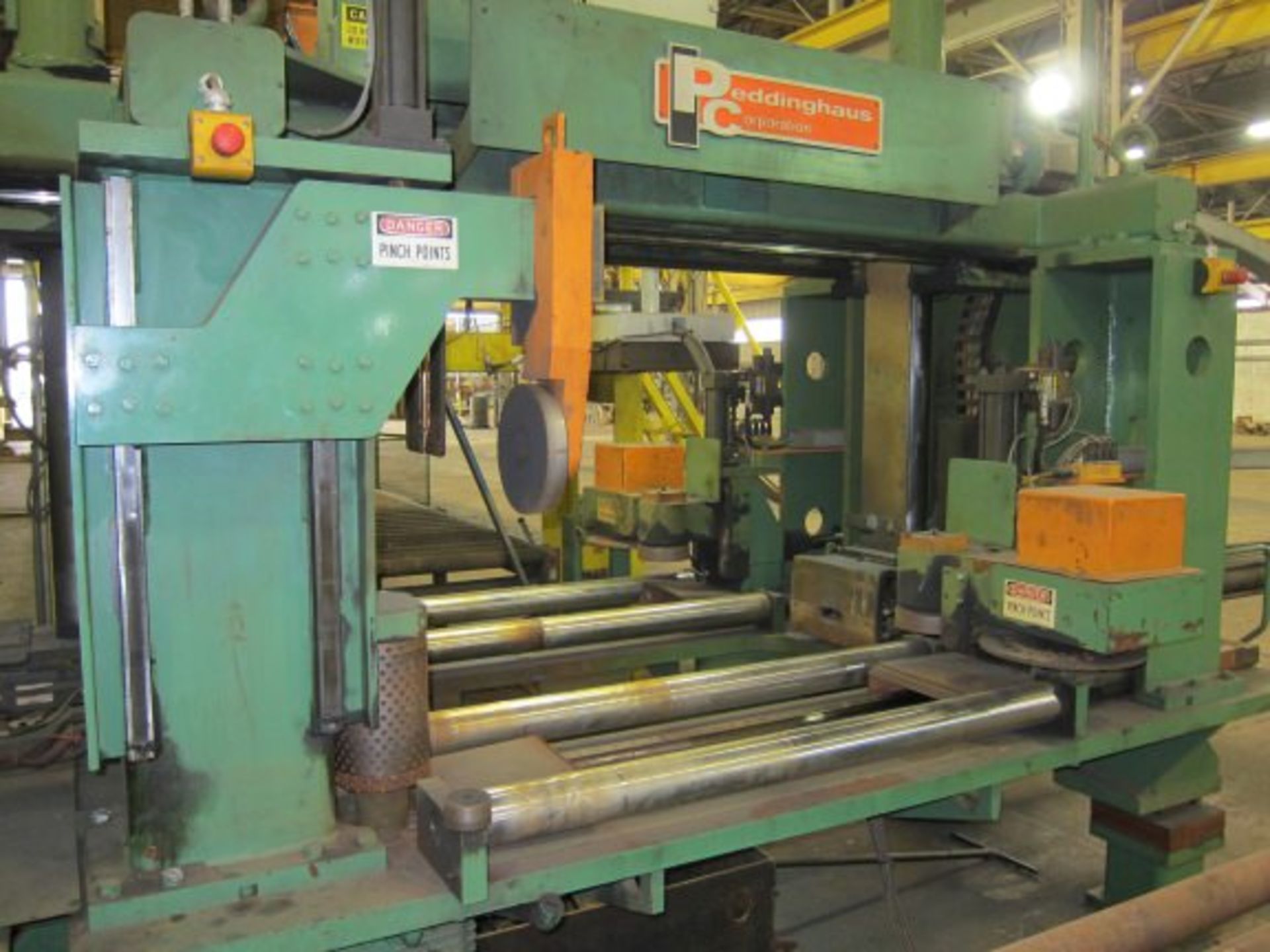 PEDDINGHAUS 3-TORCH ABCM-1250 CNC PROFILE COPING MACHINE, 2007 EXCELLENT, LOW HOURS - Image 3 of 9