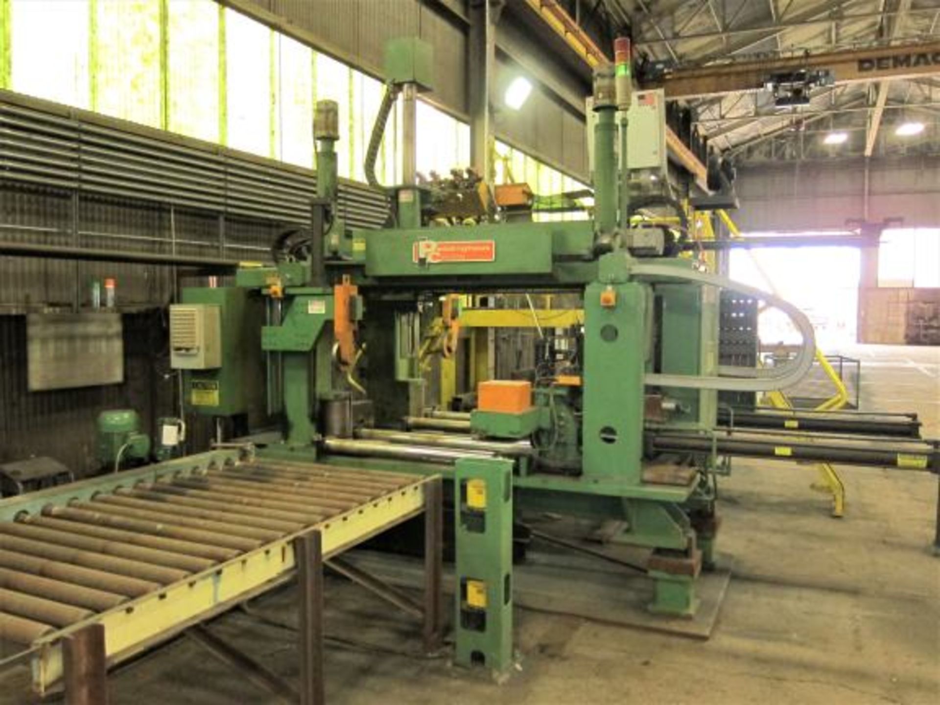 PEDDINGHAUS 3-TORCH ABCM-1250 CNC PROFILE COPING MACHINE, 2007 EXCELLENT, LOW HOURS