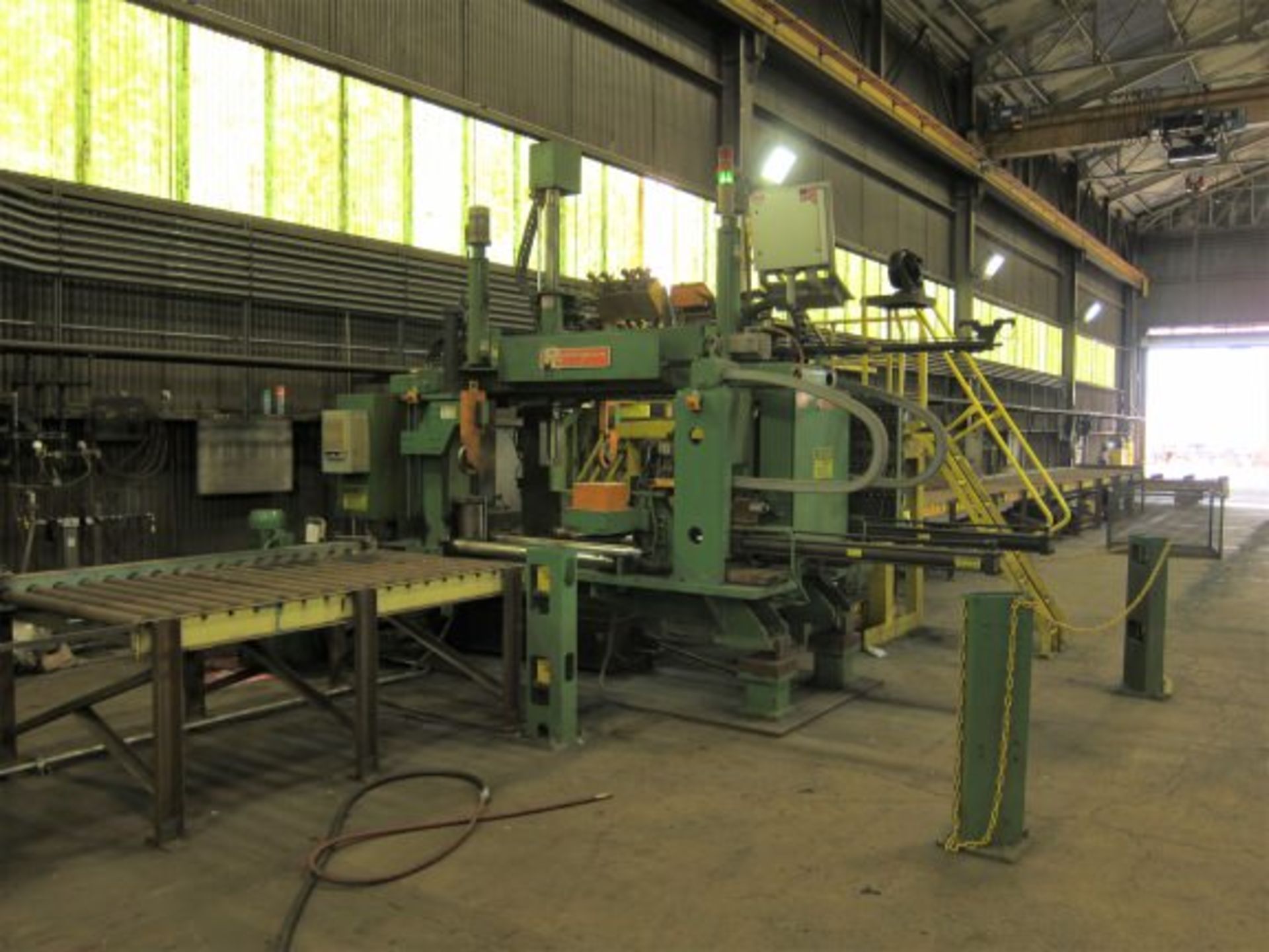 PEDDINGHAUS 3-TORCH ABCM-1250 CNC PROFILE COPING MACHINE, 2007 EXCELLENT, LOW HOURS - Image 2 of 9