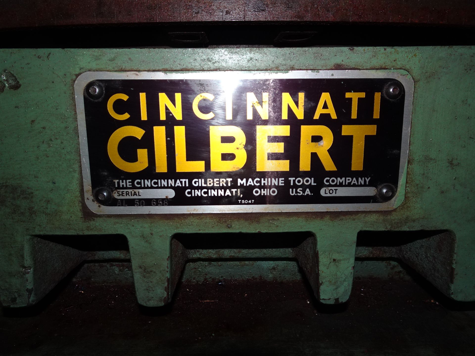 60" X 60" CINCINNATI GILBERT AIR LIFT ROTARY INDEX TABLE - Image 6 of 6