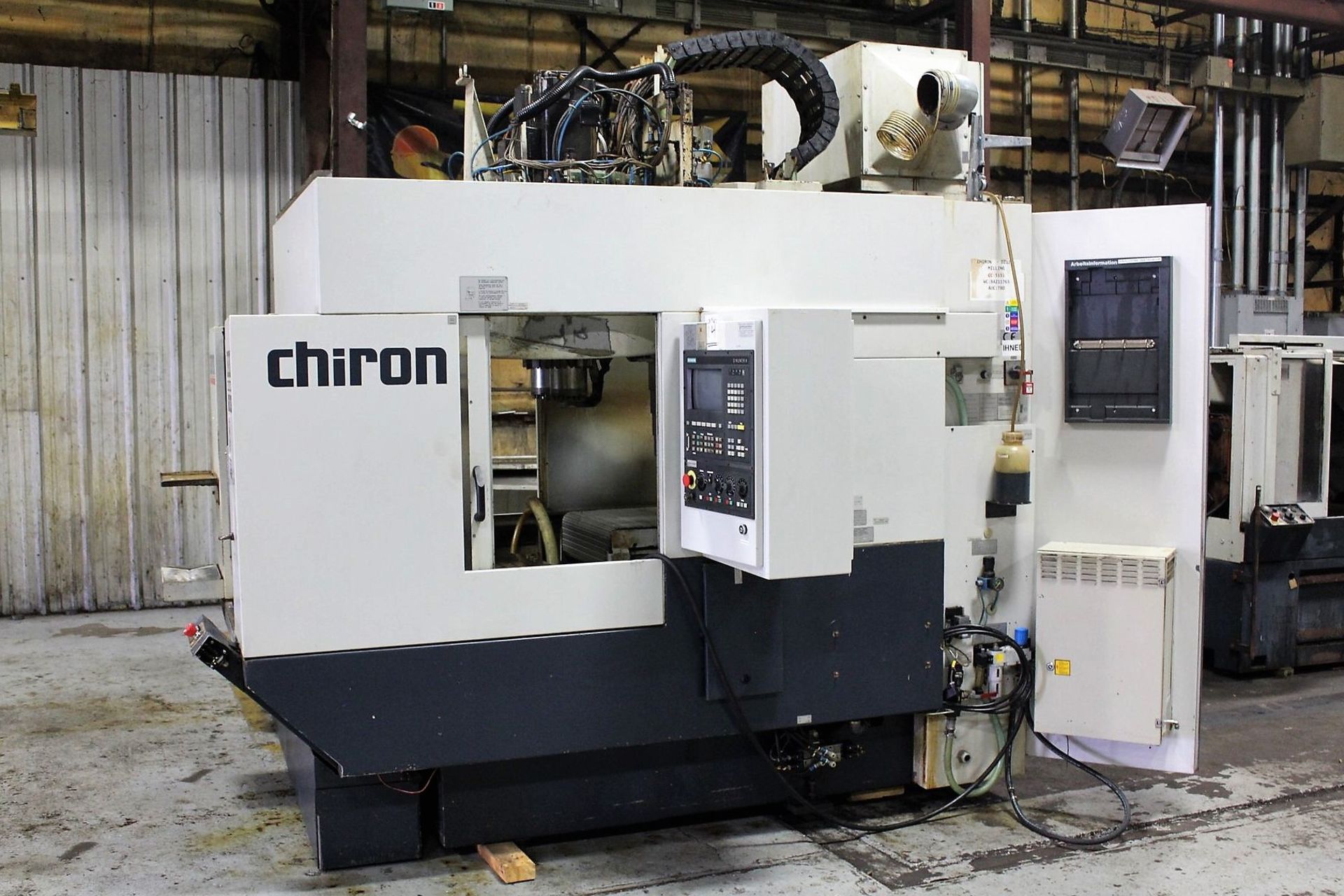 CHIRON DZ-12W MAGNUM HIGH SPEED CNC TWIN SPINDLE VERTICAL MACHING CENTER WITH PALLET CHANGER - Image 2 of 33