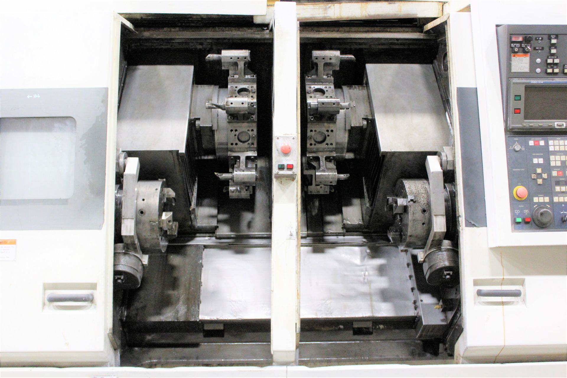 MORI SEIKI DL-25 TWIN SPINDLE TWIN TURRET CNC TURNING CENTER, S/N 81 - Image 6 of 21