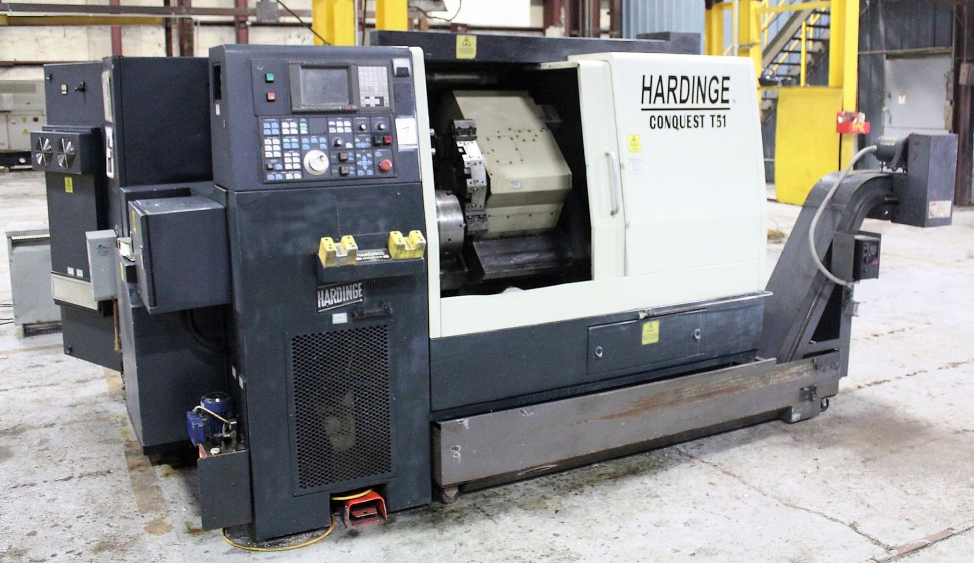 HARDINGE CONQUEST T-51 CNC TURNING CENTER, S/N CL-918-BBB - Image 2 of 20