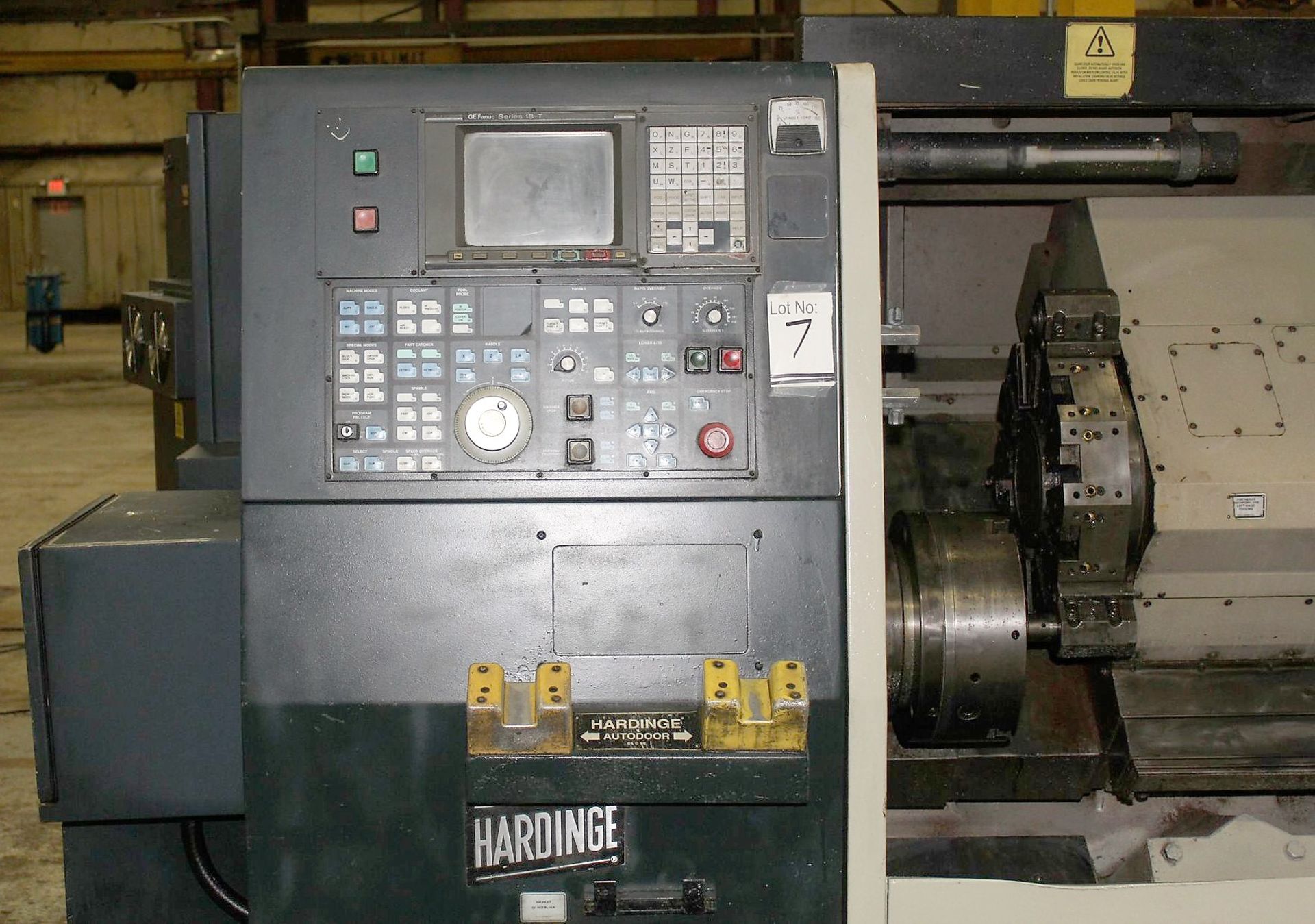 HARDINGE CONQUEST T-51 CNC TURNING CENTER, S/N CL-918-BBB - Image 3 of 20