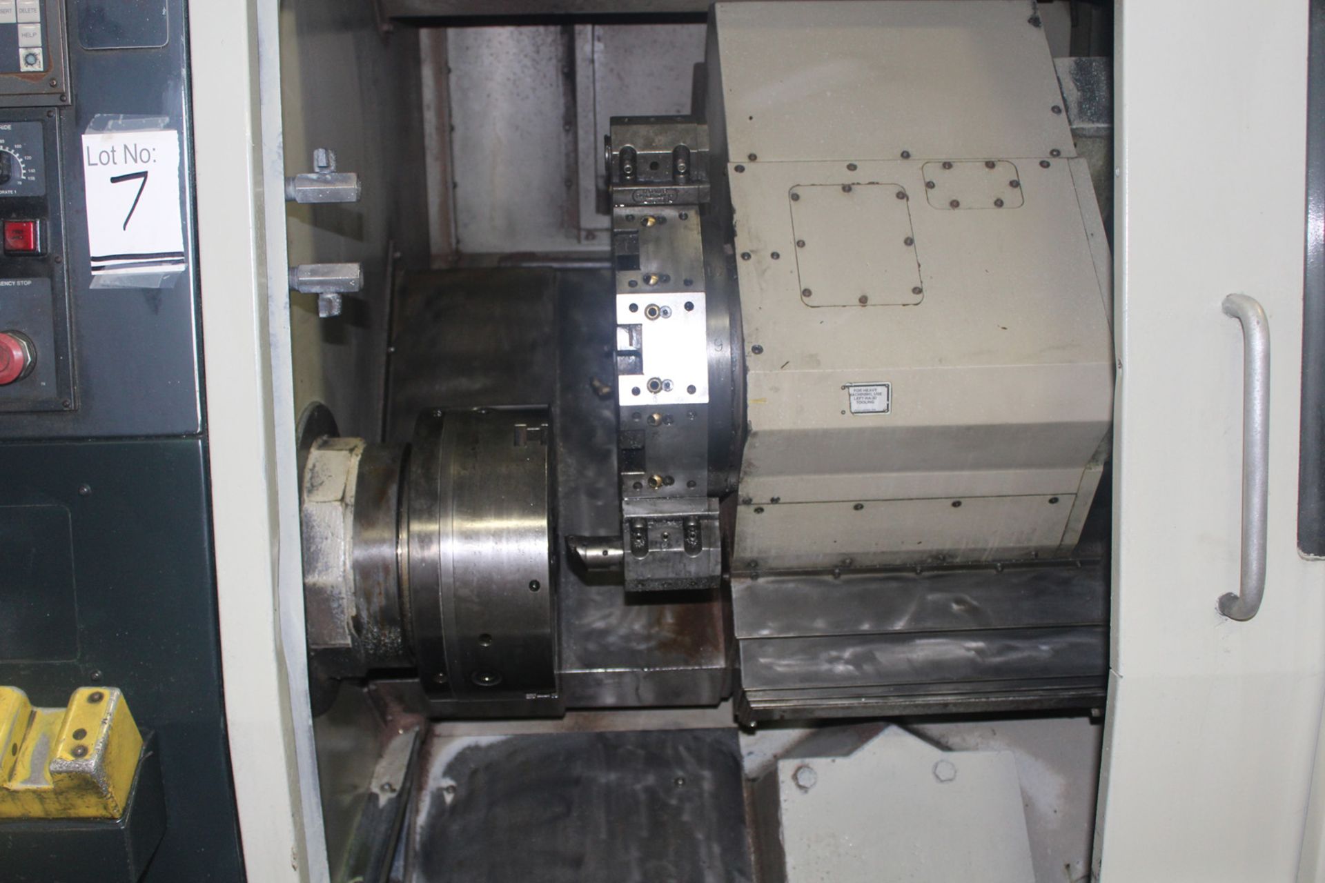 HARDINGE CONQUEST T-51 CNC TURNING CENTER, S/N CL-918-BBB - Image 5 of 20