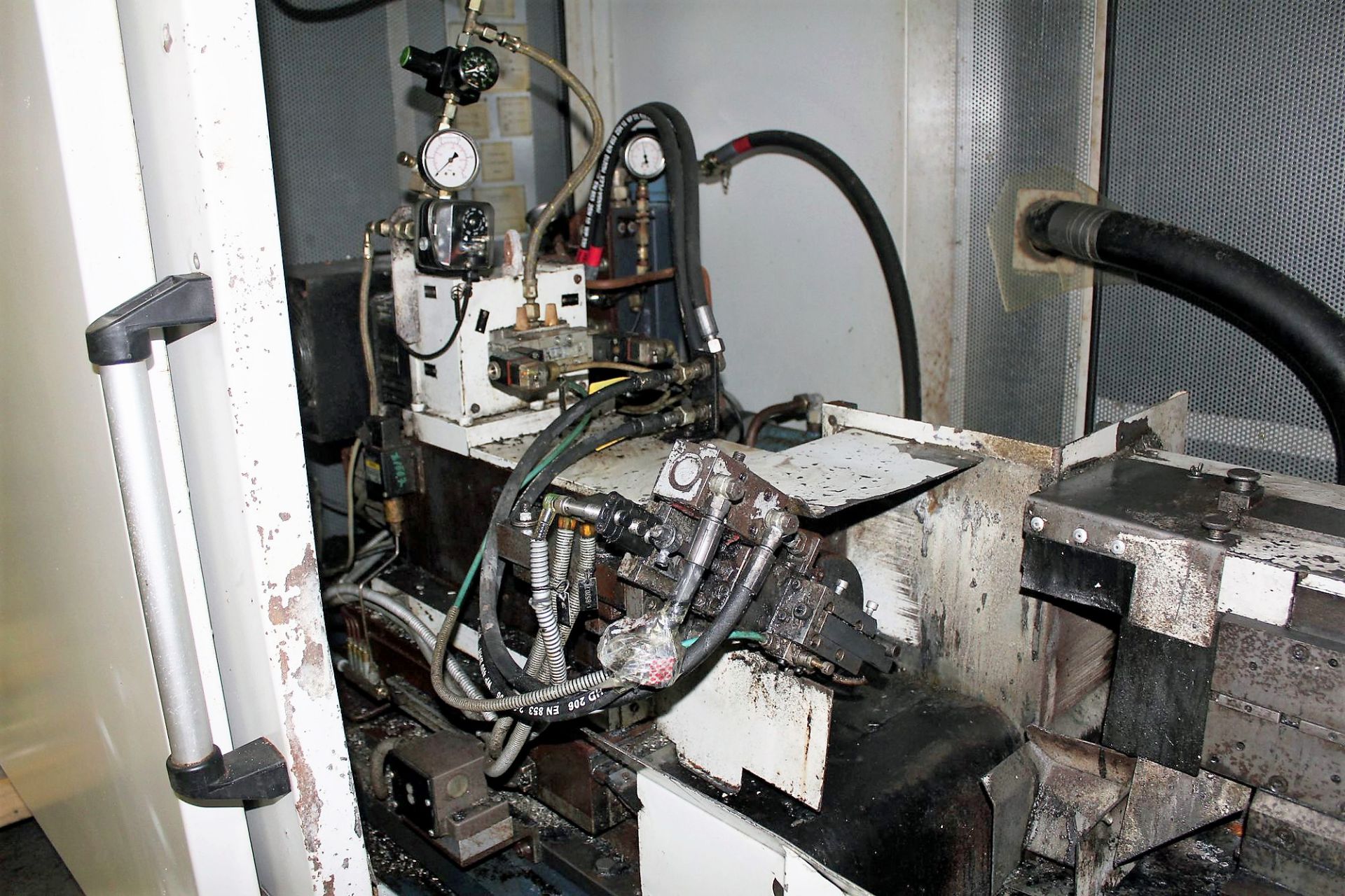 WERA MODEL RM-120 CNC GEAR PROFILATOR WITH FELSOMAT 9-PALLET PART STACKER, S/N 40-889-97 - Image 10 of 46