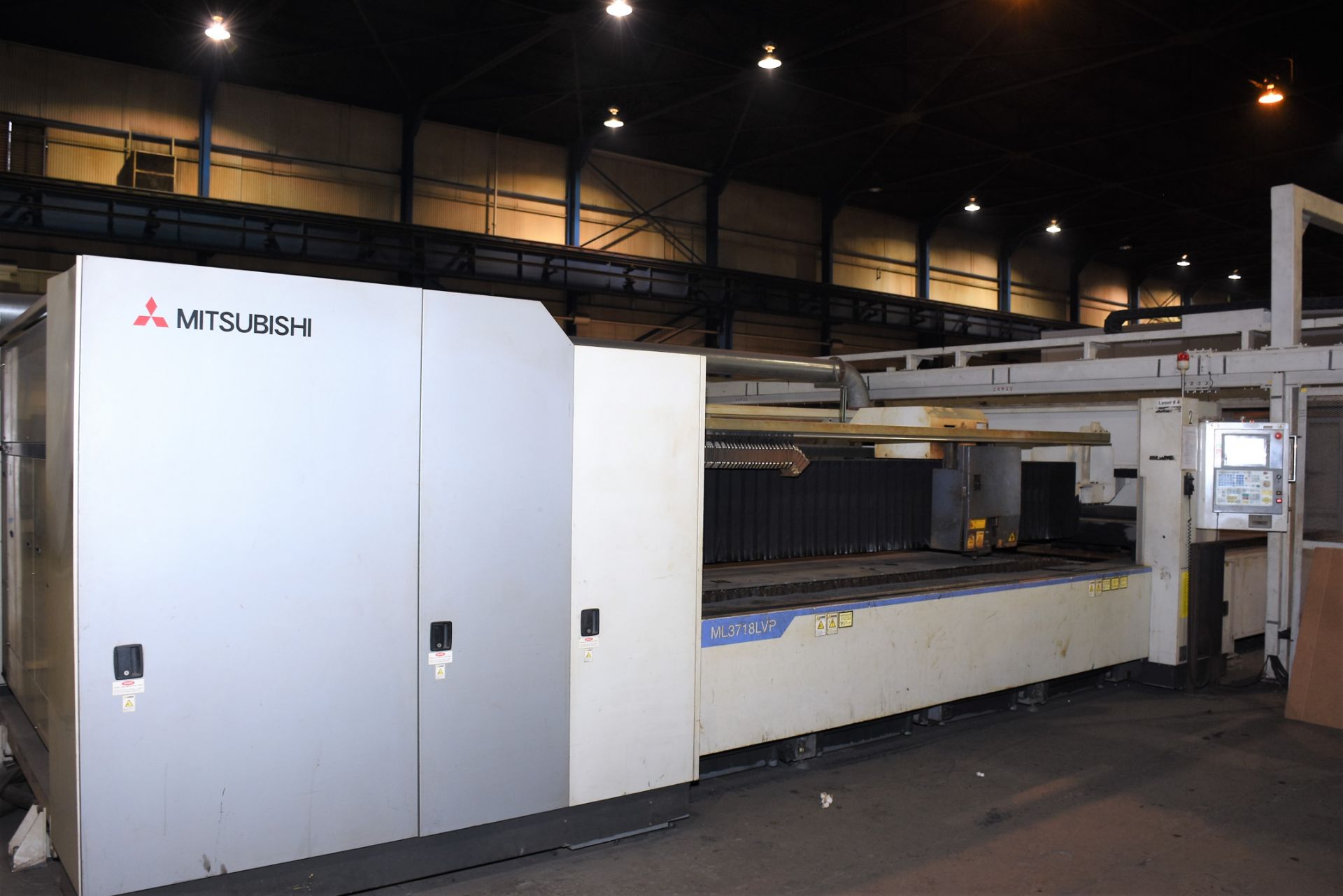 Mitsubishi Laser Manufacturing Cell consisting of (2) ML3718 MVP 4000 Watt CNC Lasers - Image 2 of 11