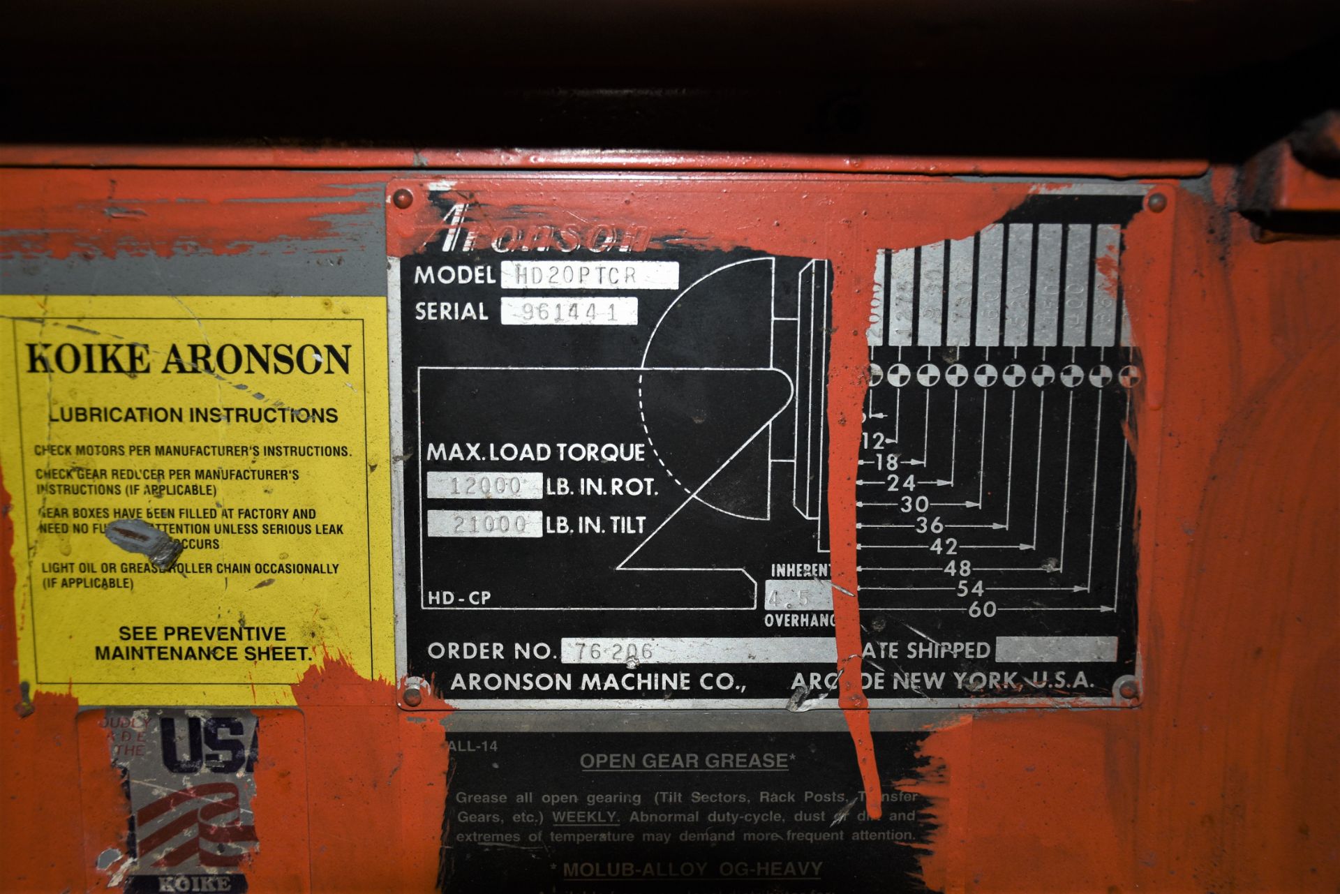 Koike Aronson Welding Positioner - Image 4 of 5