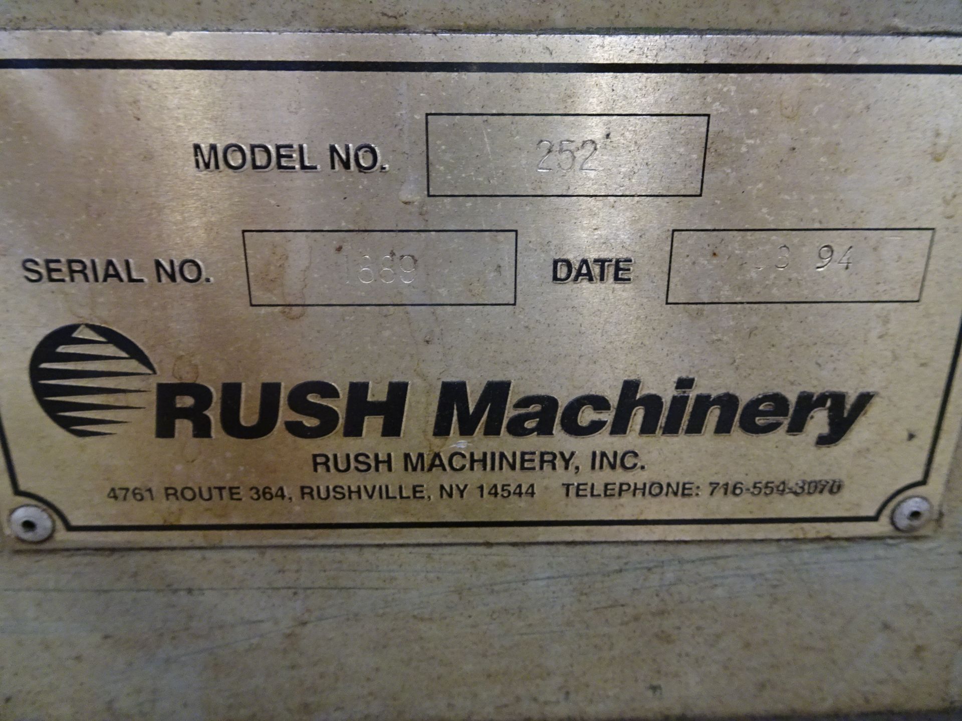 Rush Machinery Model 252 Drill Grinder - Image 2 of 2