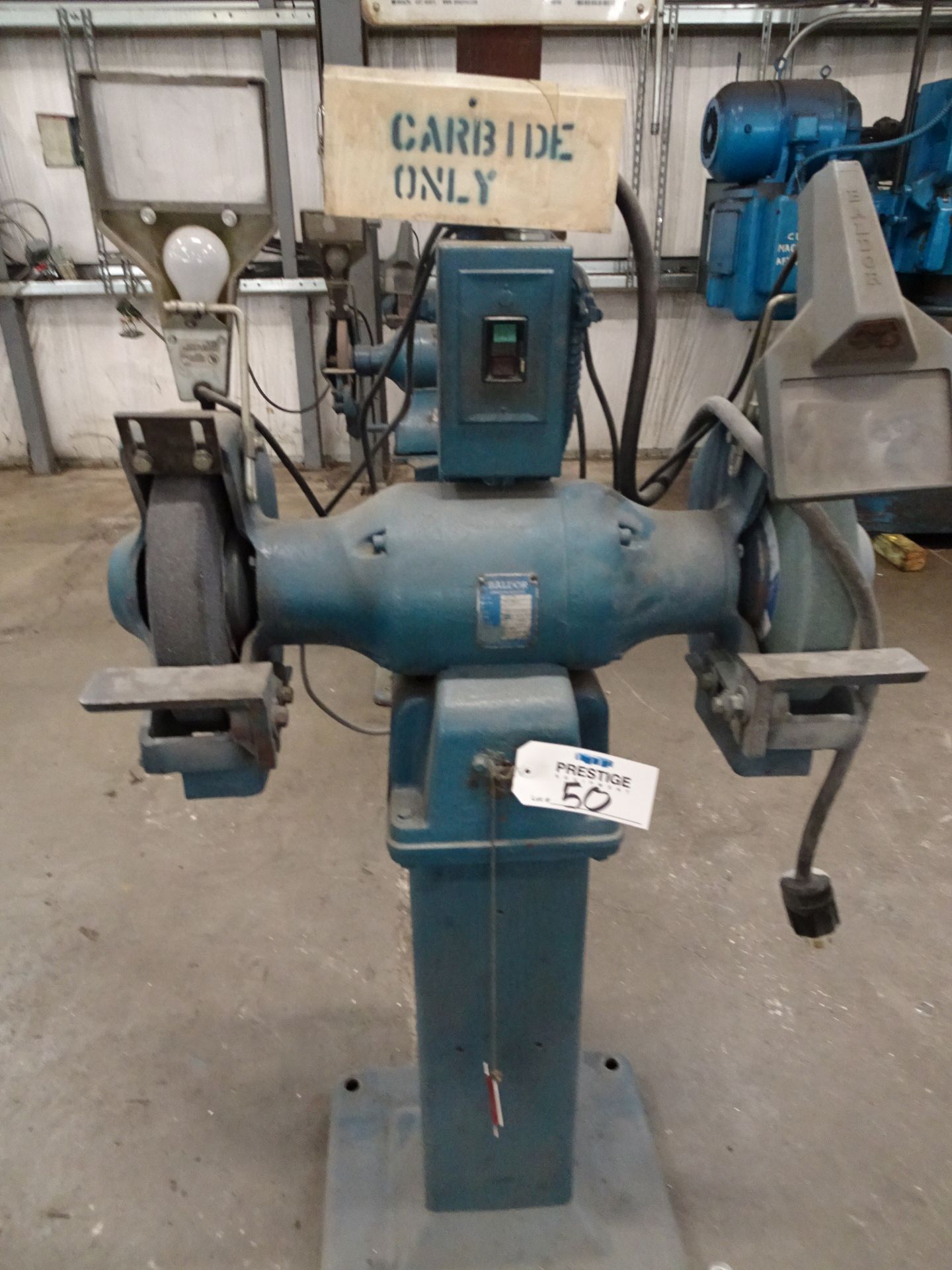 Baldor Model 1215W 12" Double Ended Pedestal Grinder