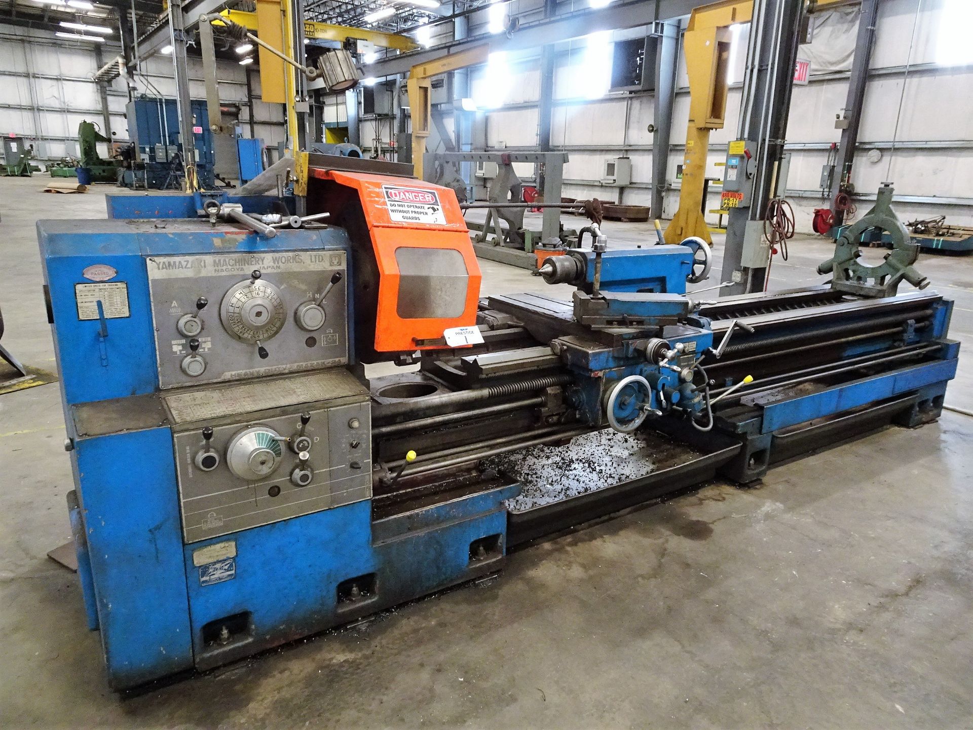 24" x 120" Mazak Heavy Duty Mazak-24 Gap Bed Engine Lathe - Image 2 of 4