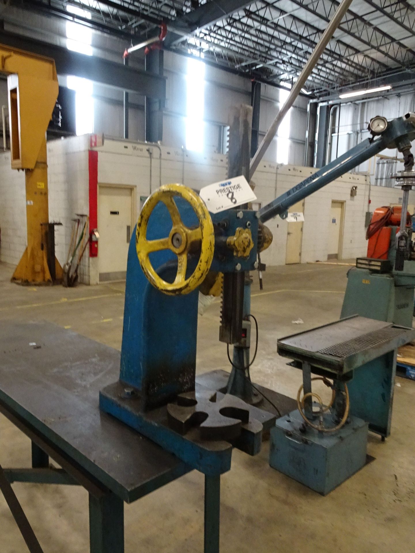 Royersford #3.5R Arbor Press with Heavy Duty Steel Table