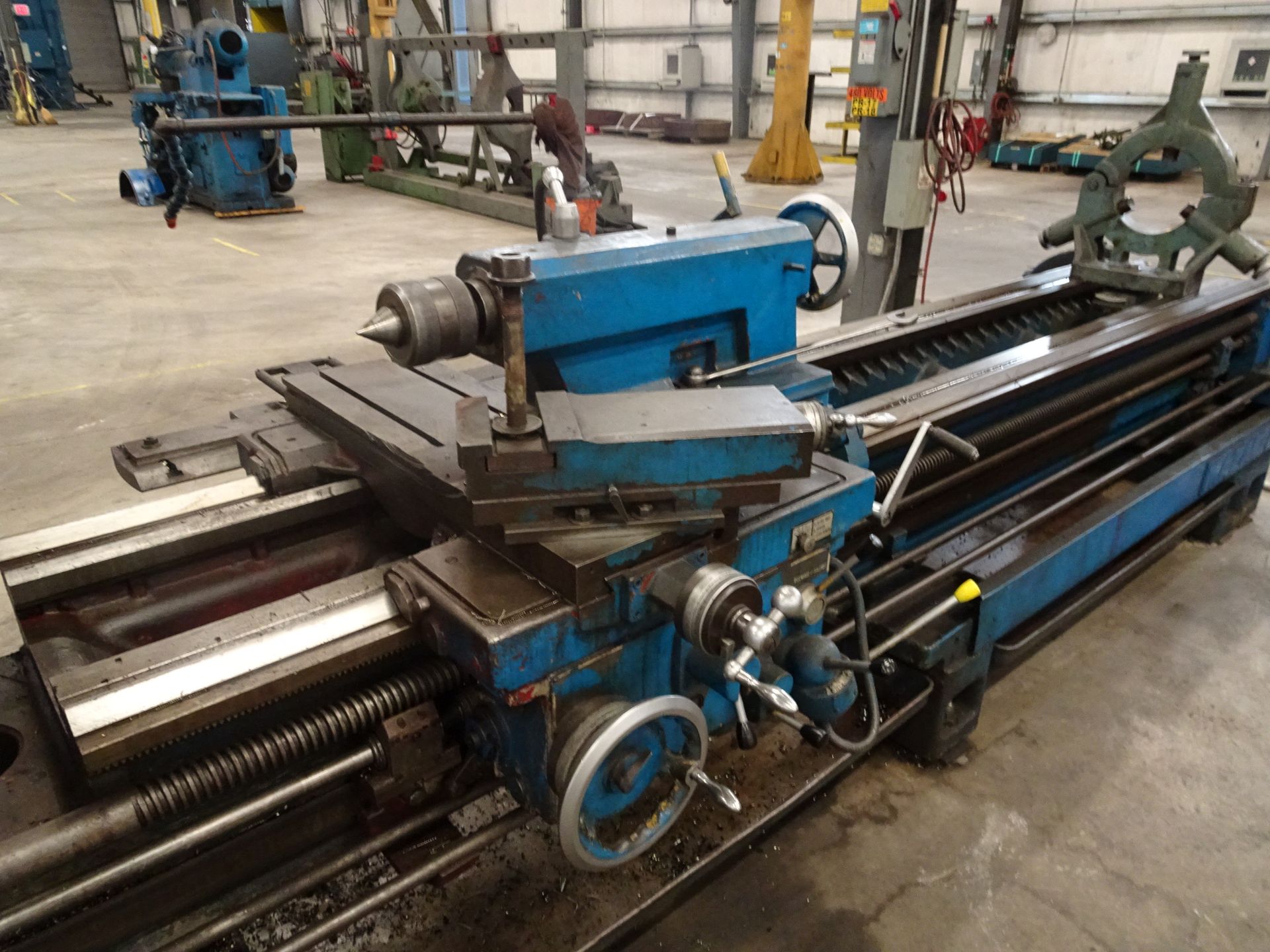 24" x 120" Mazak Heavy Duty Mazak-24 Gap Bed Engine Lathe - Image 4 of 4