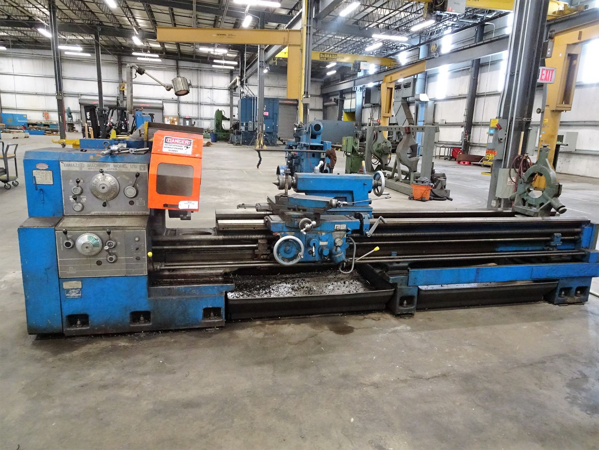 24" x 120" Mazak Heavy Duty Mazak-24 Gap Bed Engine Lathe