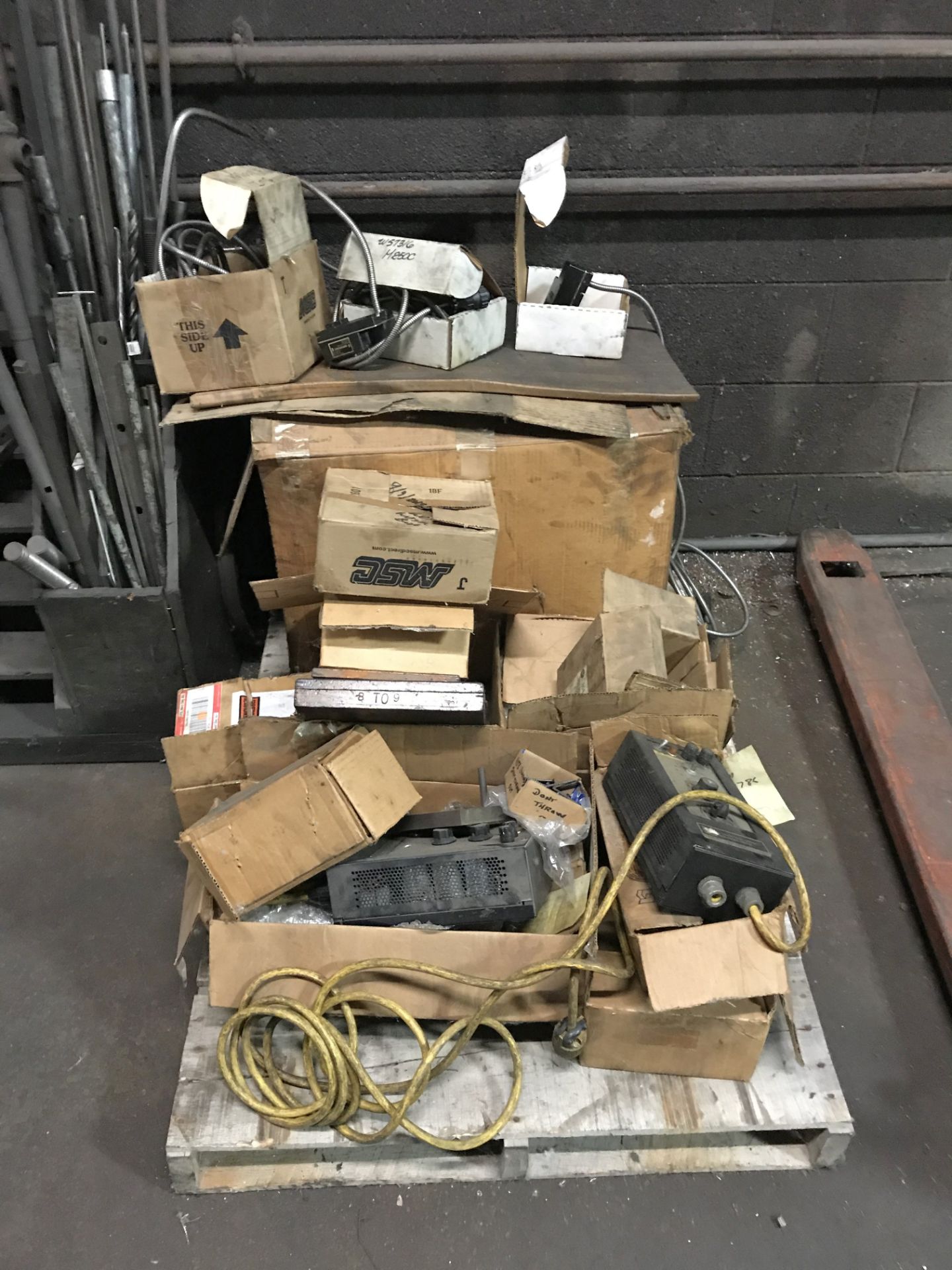 Assorted Clamps, Bars and Stock with Pallet of Misc. Items - Image 4 of 4
