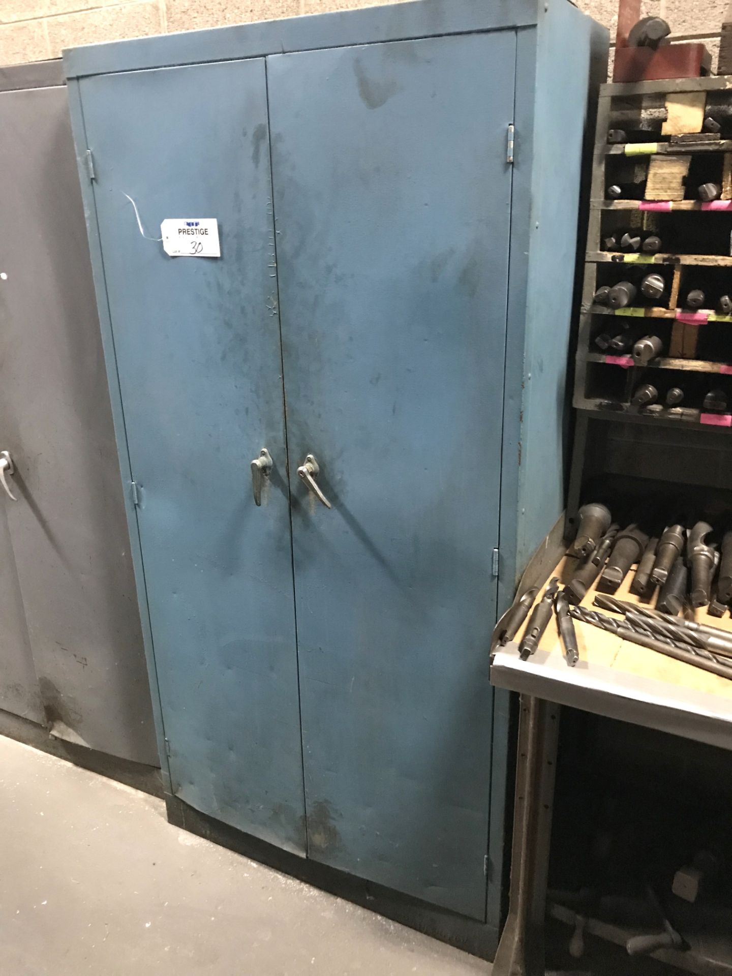 2-Door Steel Cabinet with Shell Mills