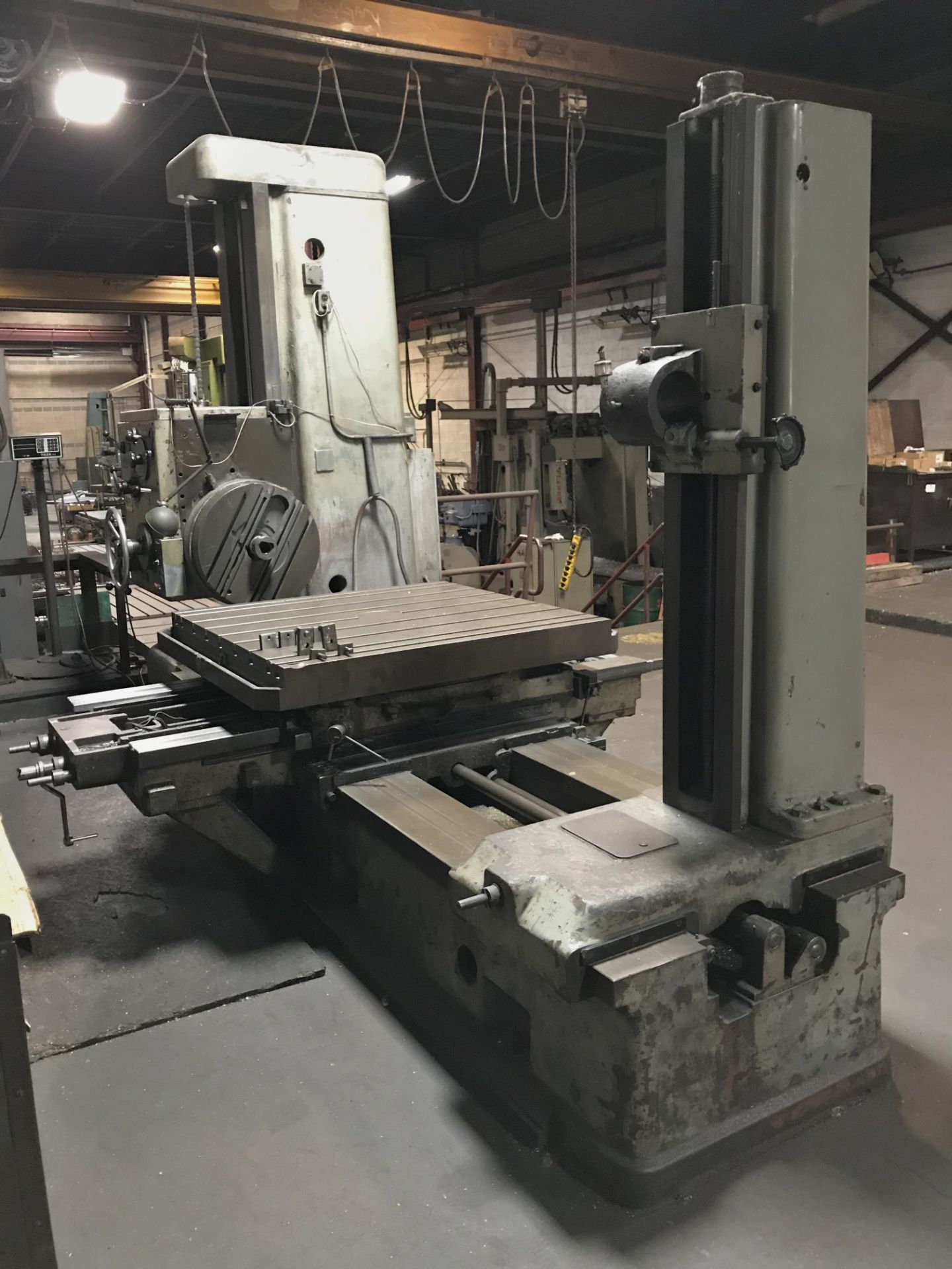 3.93" Tos Model H100A Table Type Horizontal Boring Mill - Image 3 of 4