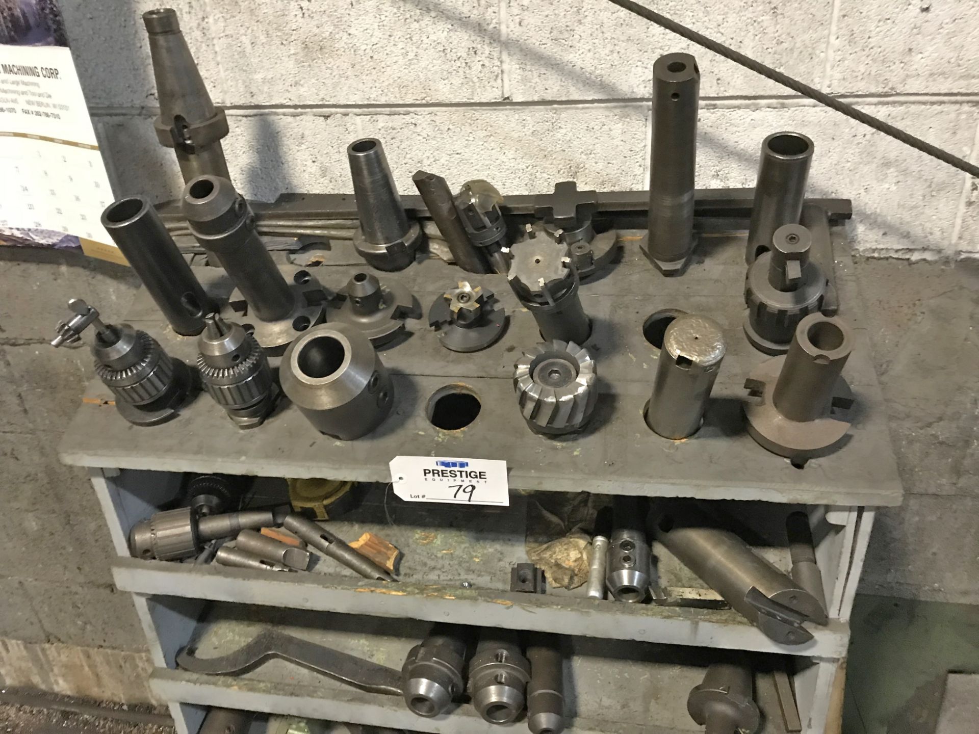 Rack of Assorted Tool Holders and other Tooling - Image 2 of 3