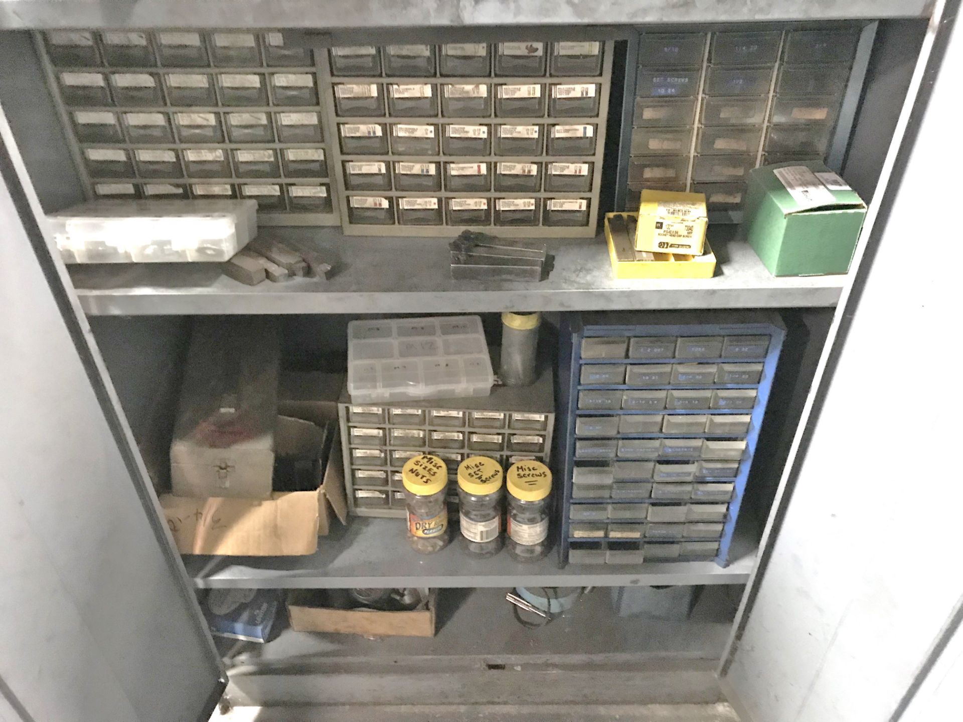 Two Door Steel Cabinet with Contents - Image 4 of 4