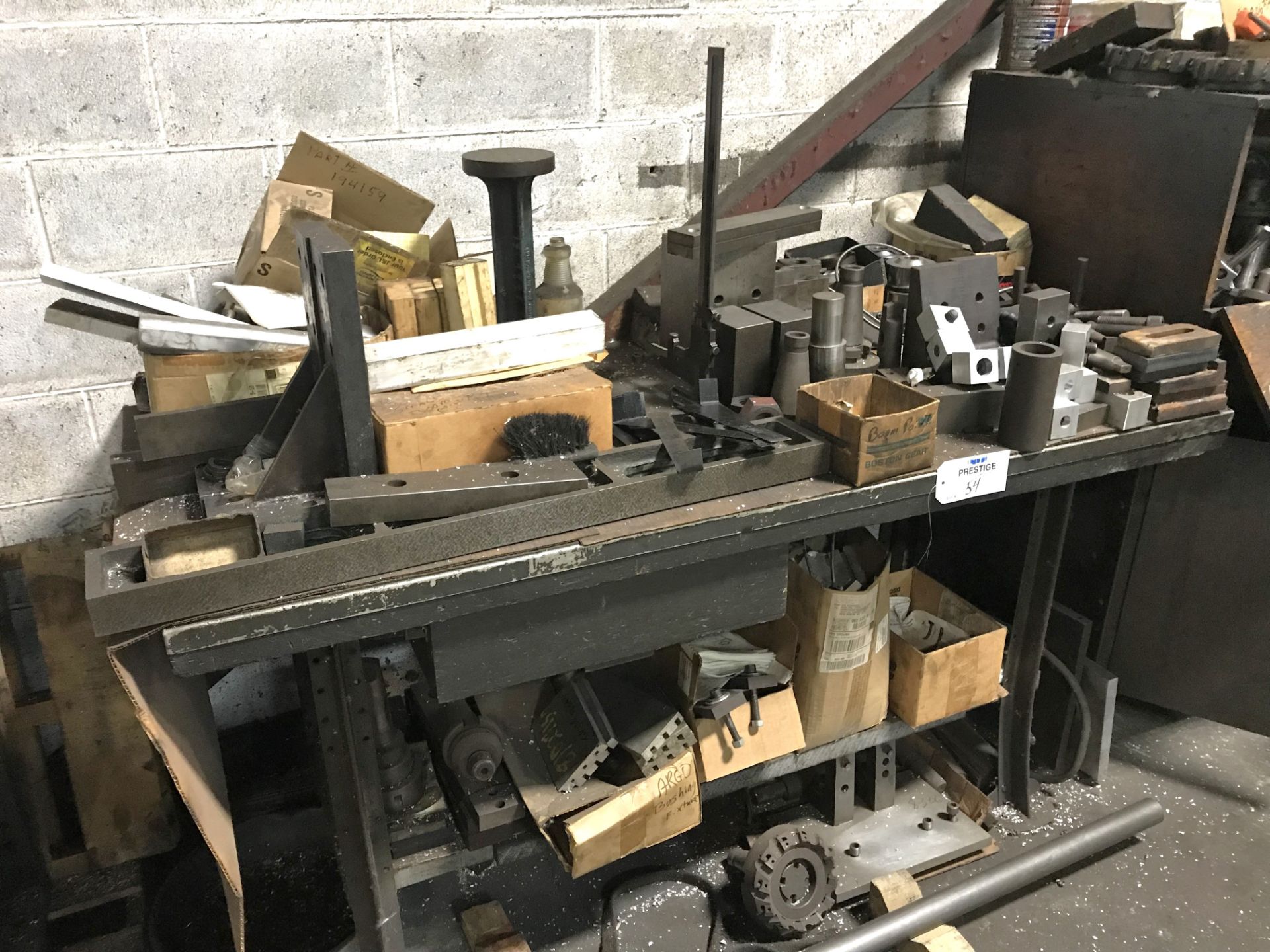 66"" Steel Work Bench with Contents - Image 2 of 5