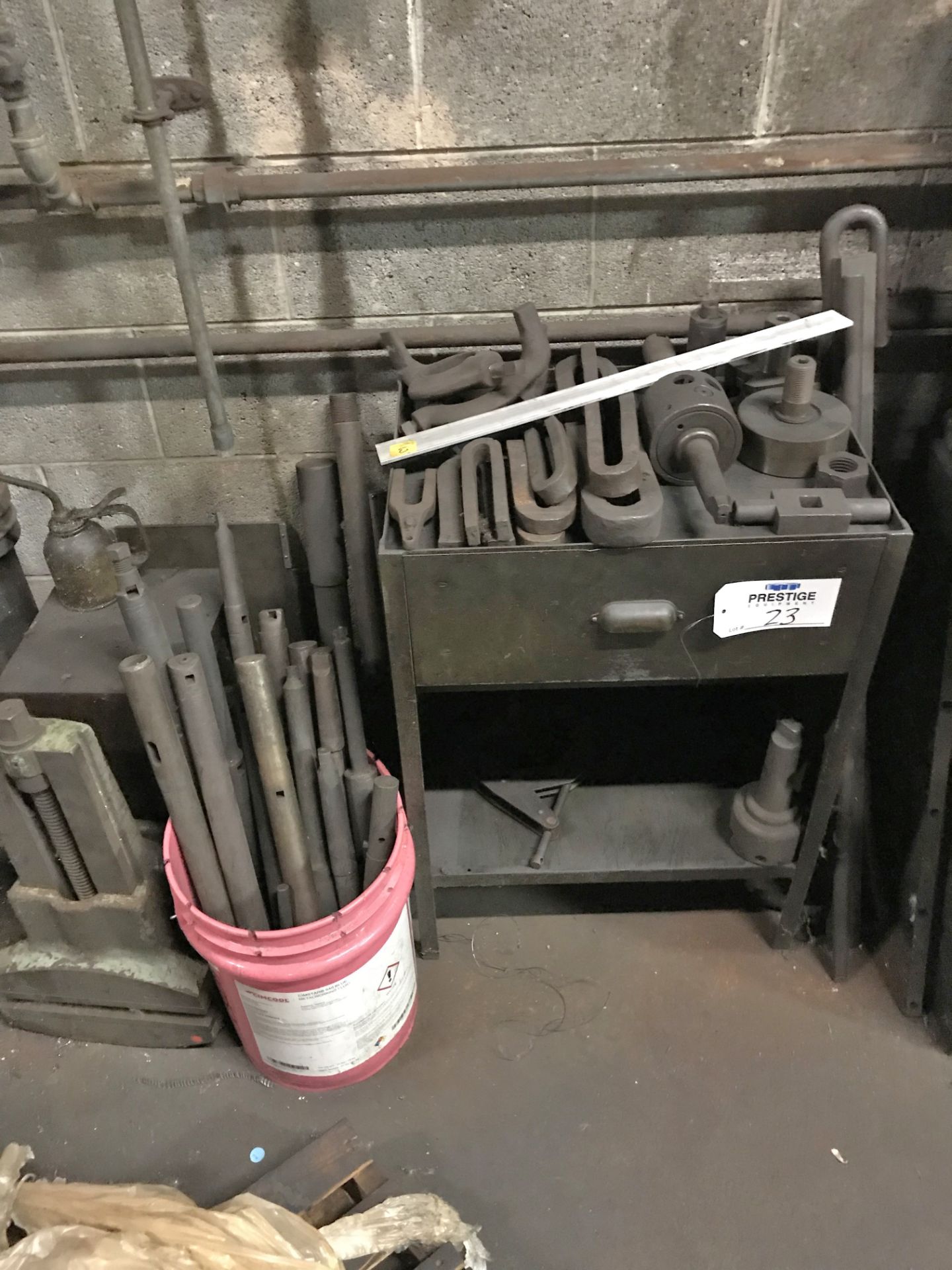 Assorted Clamps, Bars and Stock with Pallet of Misc. Items - Image 2 of 4