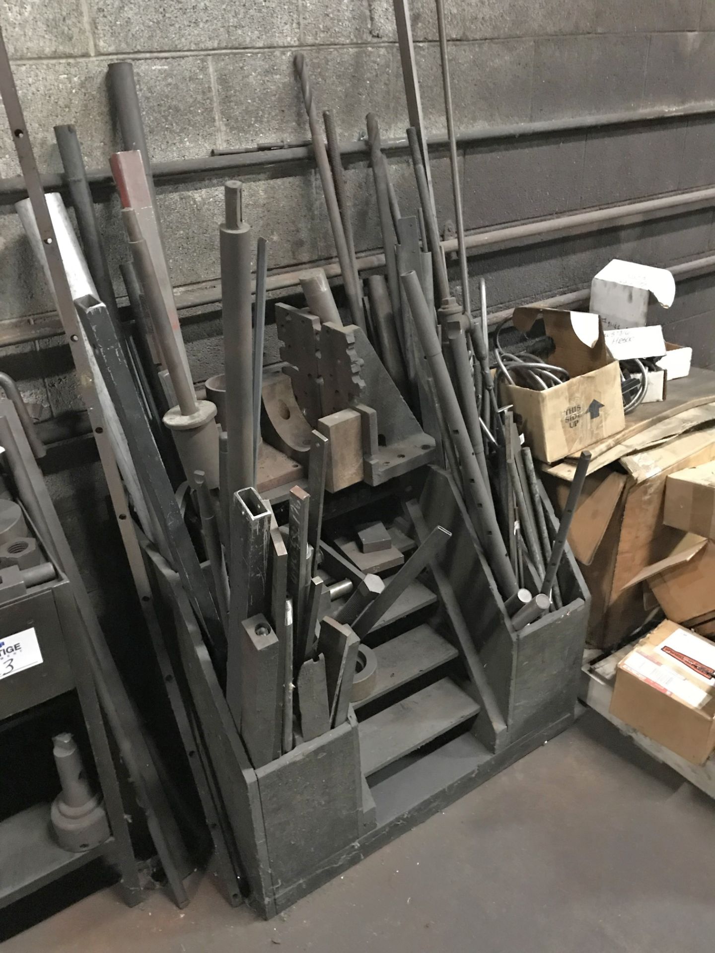 Assorted Clamps, Bars and Stock with Pallet of Misc. Items - Image 3 of 4
