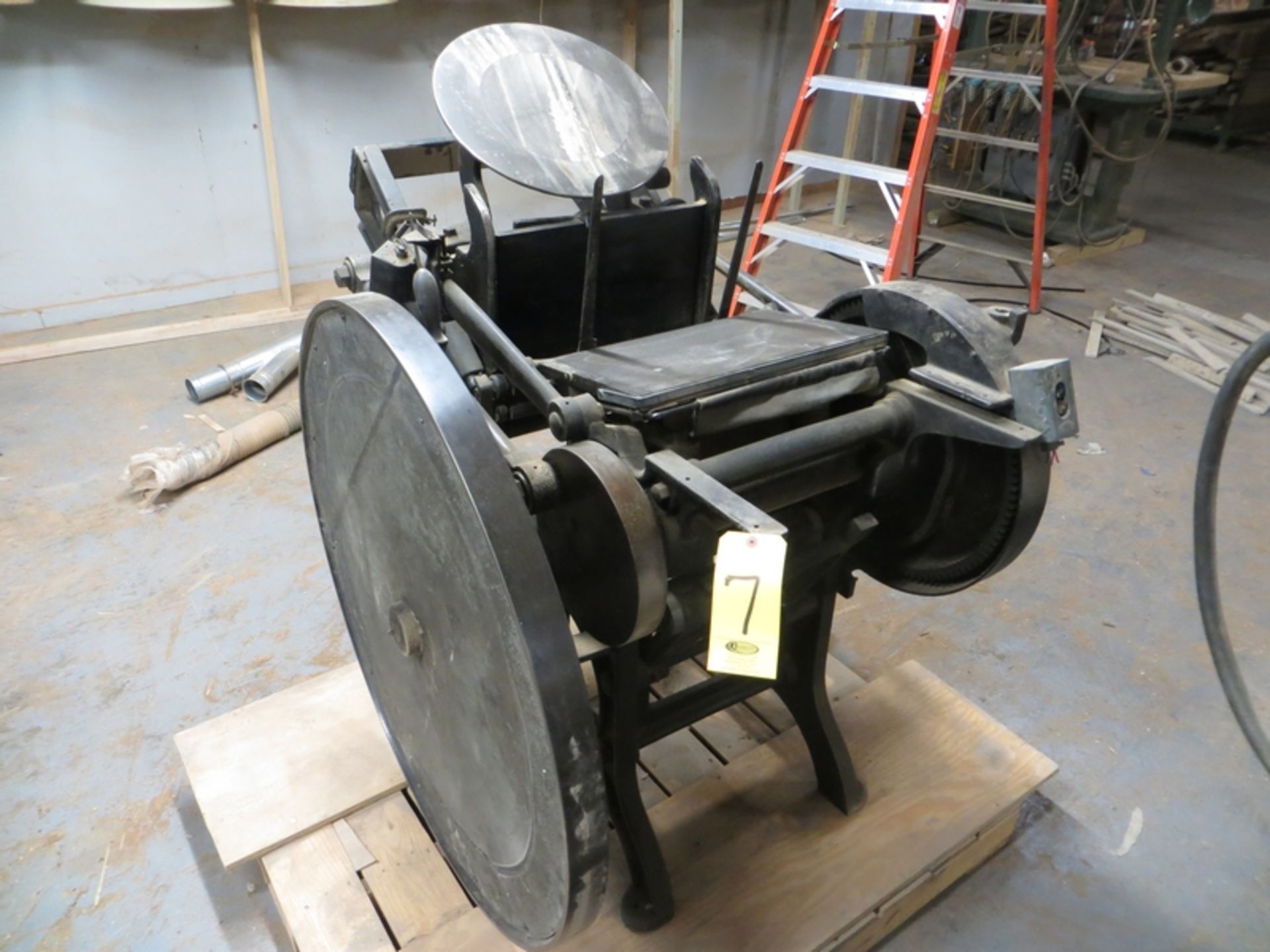 CHANDELER & PRICE CLAMSHELL PLATEN PRESS, NO MOTOR