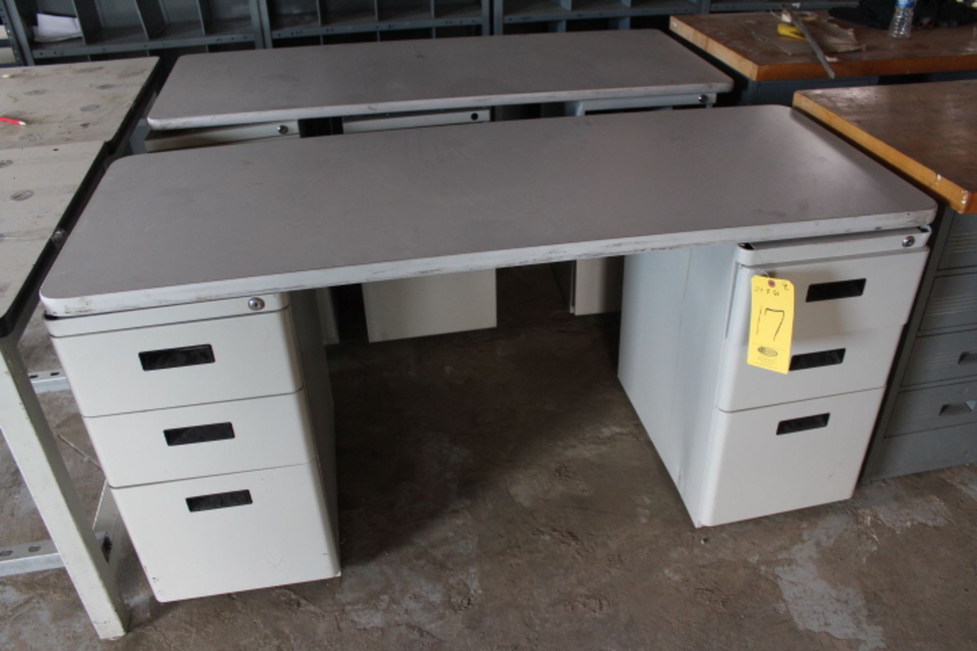 24" X 60" WORK TOPS AND PEDESTALS