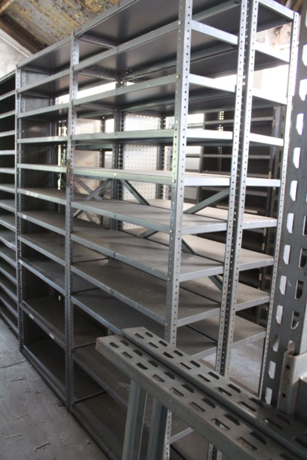 SECTIONS ASSORTED STEEL SHELVING