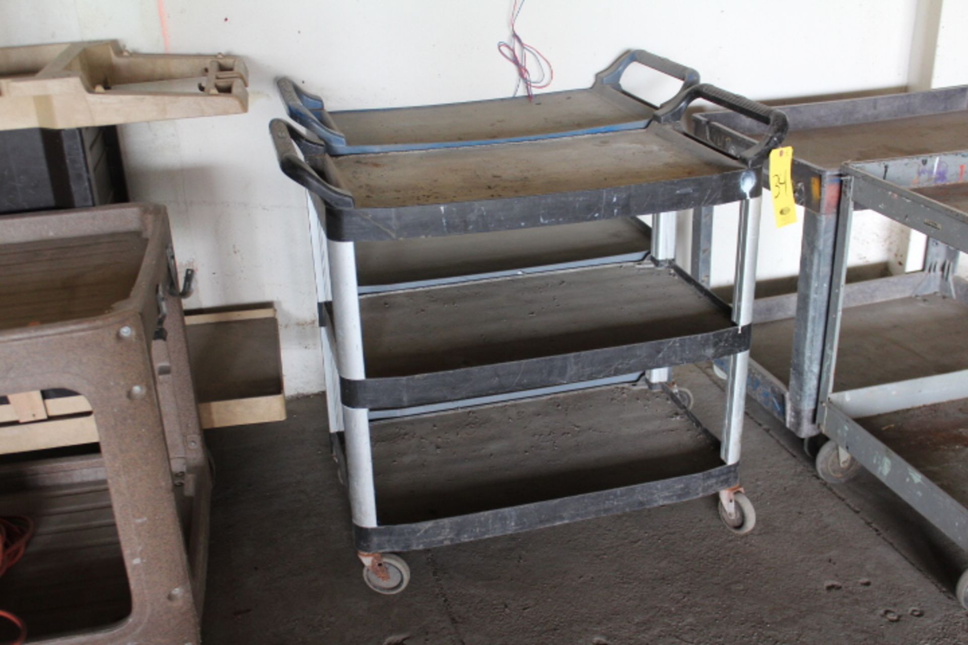 2-RUBBERMAID CARTS