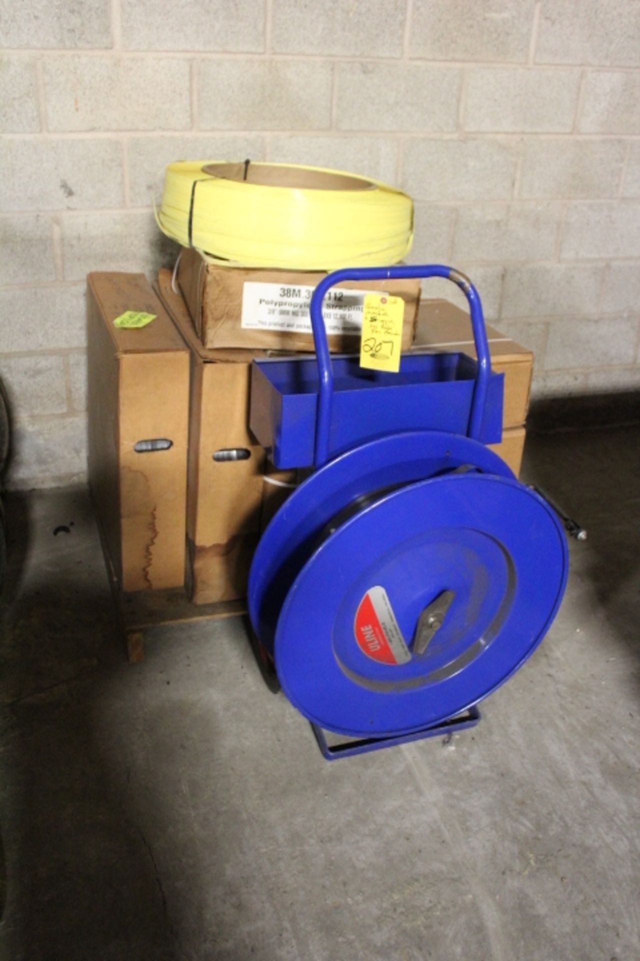 STRAPPING CART AND PLASTIC STRAPPING