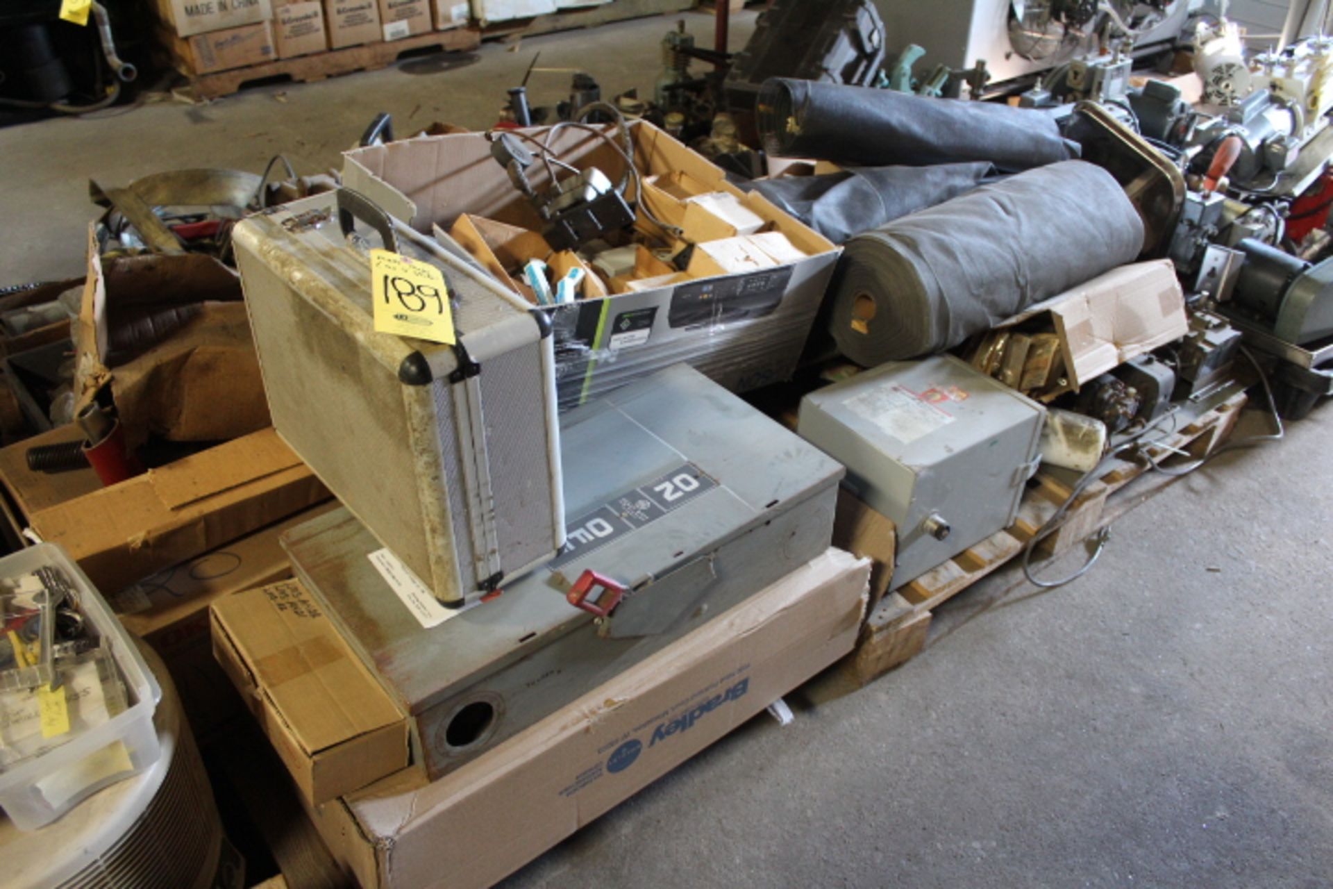 4-PALLETS ASSORTED ELECTRICAL SUPPLIES ETC.