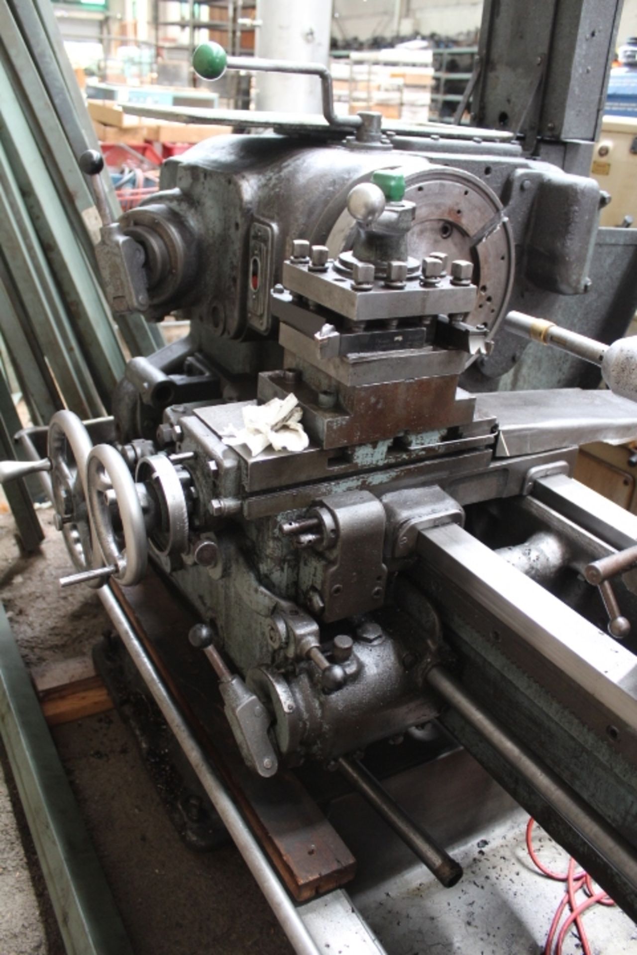 JONES AND LAMSON NO. 5 UNIVERSAL TURRET LATHETOOLED FOR CUTTING TORQUE CONVERETERS,